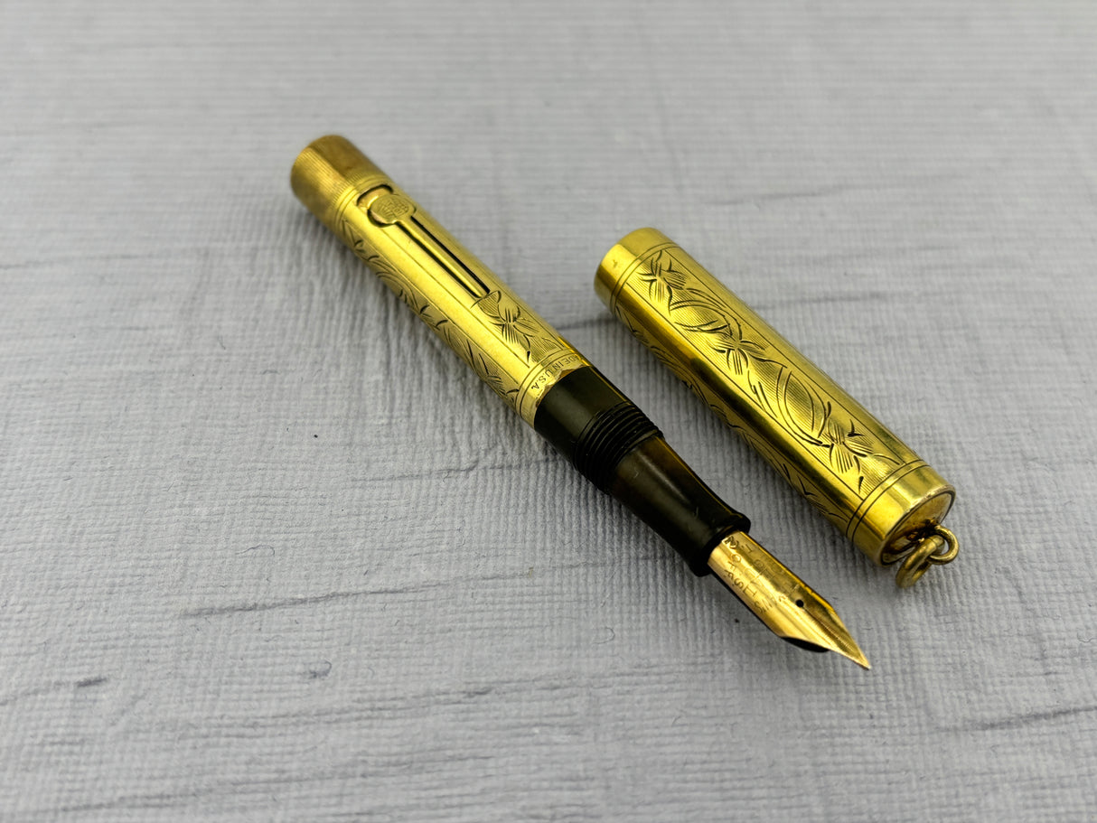 Waterman 0552 1/2V Floral Leaves Pattern