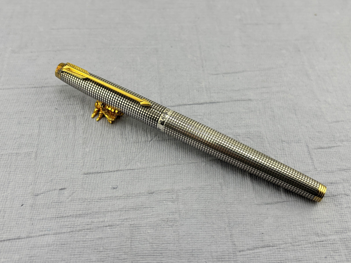 Parker 75 Sterling Silver 925 Extra Fine Nib 14K