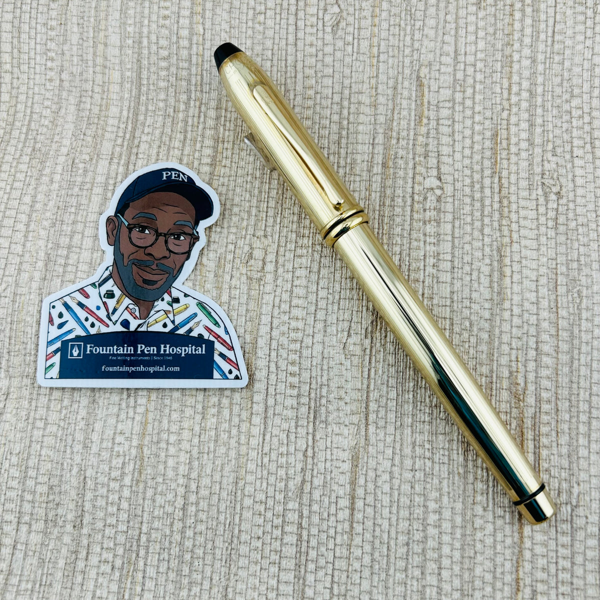 Cross Townsend Gold Plated Gold Nib 18k - Fountain Pen