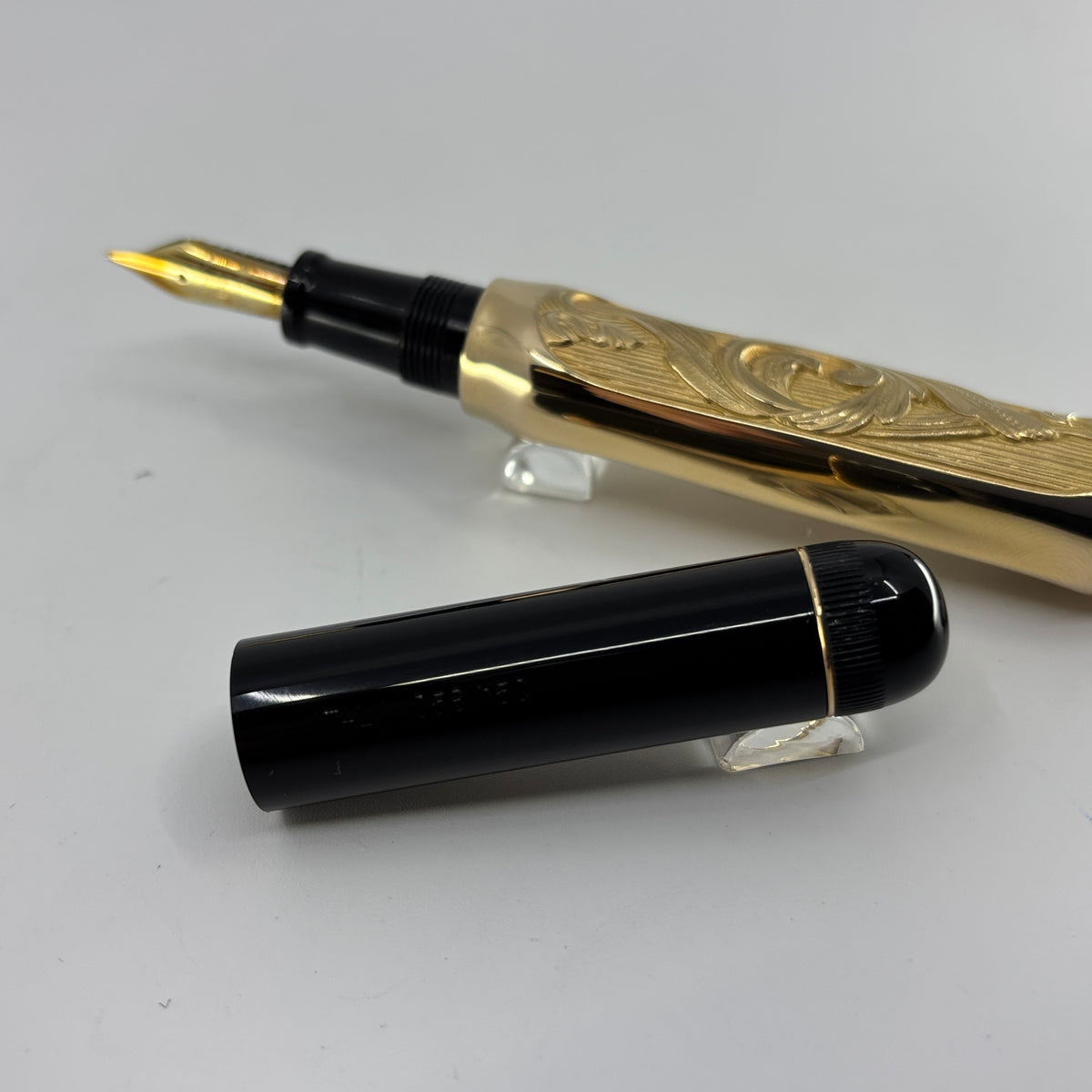 Omas " The Doctor Pen " Solid Gold 18K750 Fountain Pen - The grail for any Omas Collector !