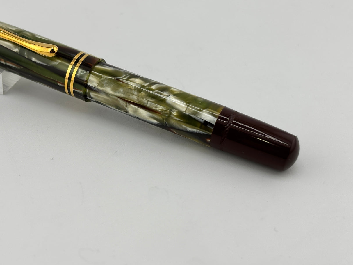 Pelikan M101N Special Edition Brown Tortoise Fountain Pen - Fine 14kt Gold Nib