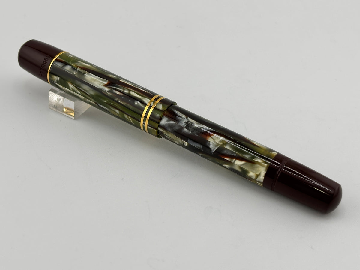 Pelikan M101N Special Edition Brown Tortoise Fountain Pen - Fine 14kt Gold Nib