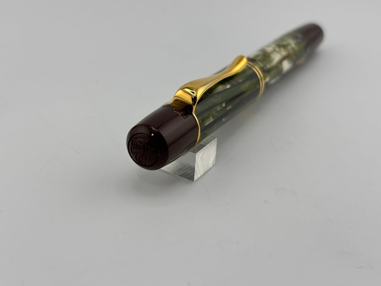 Pelikan M101N Special Edition Brown Tortoise Fountain Pen - Fine 14kt Gold Nib
