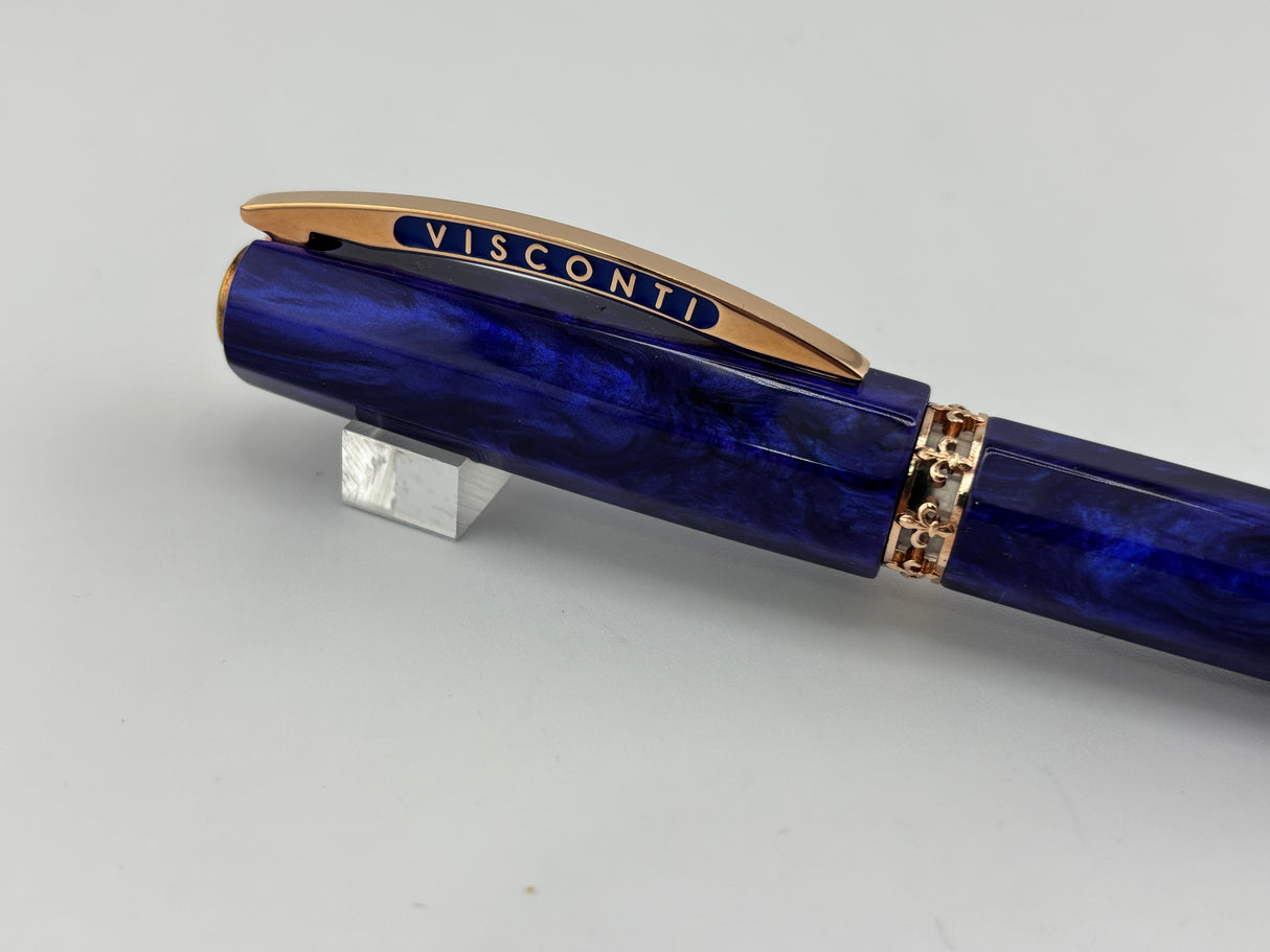 Visconti Medici Limited Edition Viola Fountain Pen - Flexible Medium 18kt Gold Nib