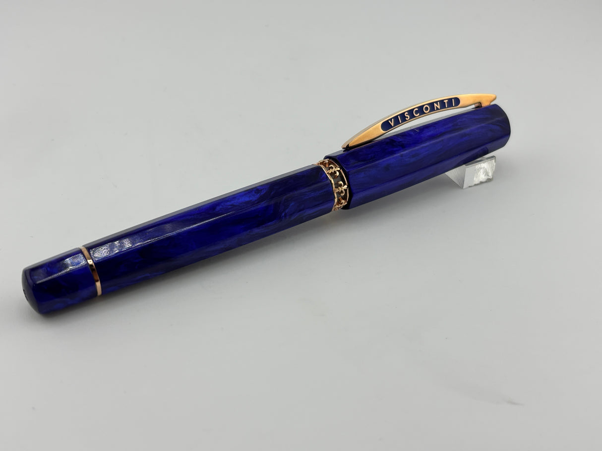 Visconti Medici Limited Edition Viola Fountain Pen - Flexible Medium 18kt Gold Nib