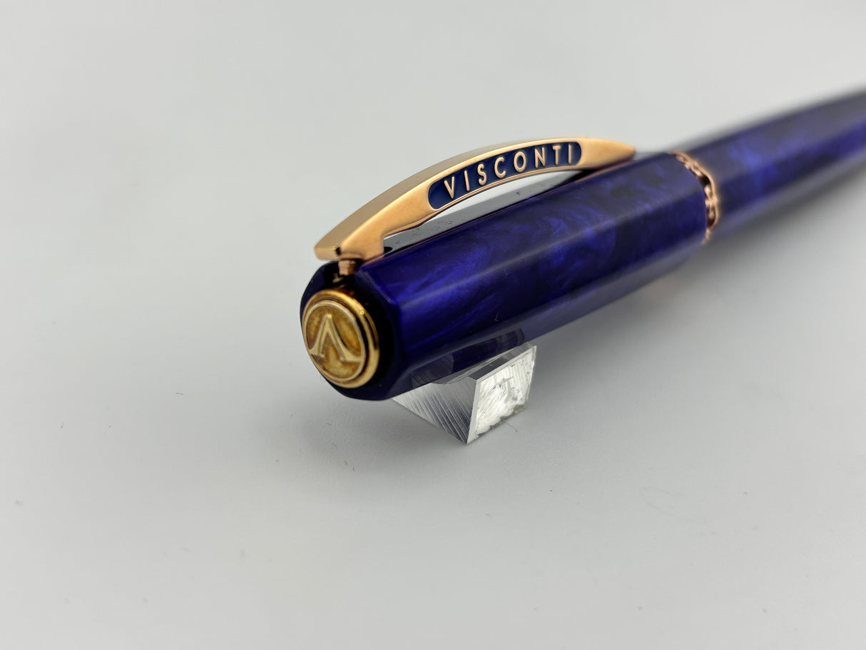 Visconti Medici Limited Edition Viola Fountain Pen - Flexible Medium 18kt Gold Nib