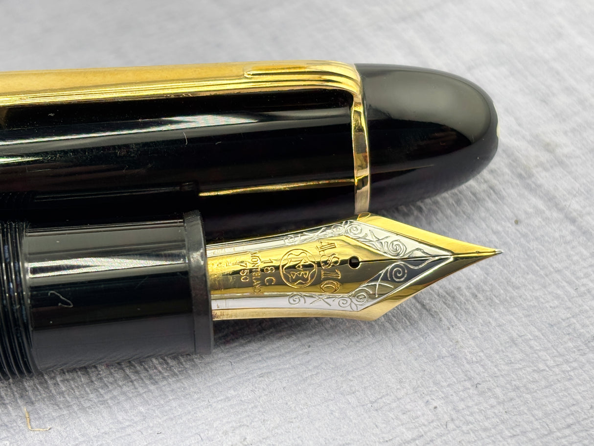 Montblanc Superb 149 circa 1975 Excellent Medium Architect nib 18K750 gold