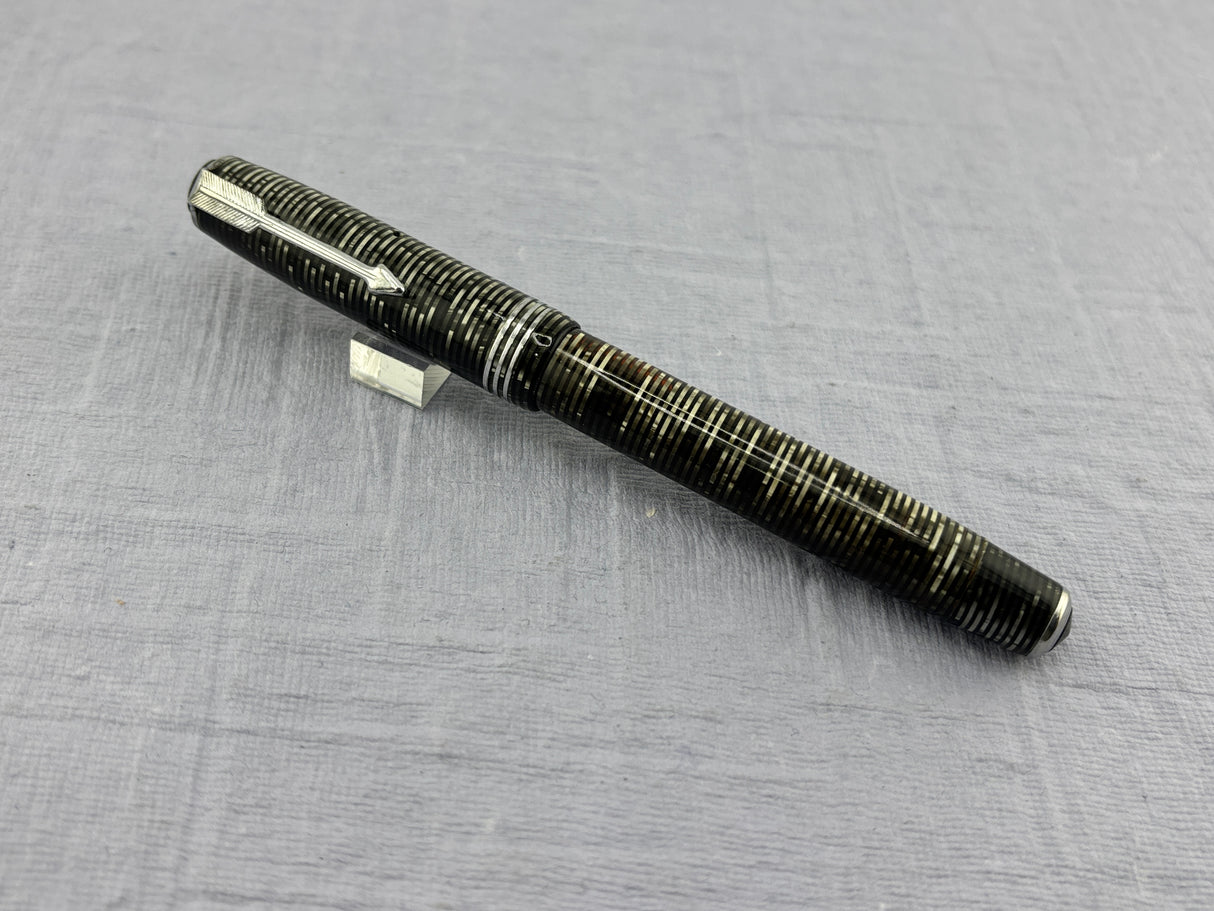 Parker Vacumatic Standart Size Silver Grey - Fountain Pen