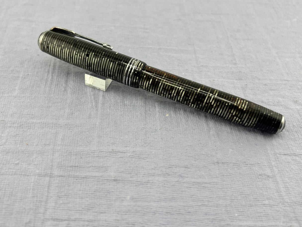 Parker Vacumatic Standart Size Silver Grey - Fountain Pen