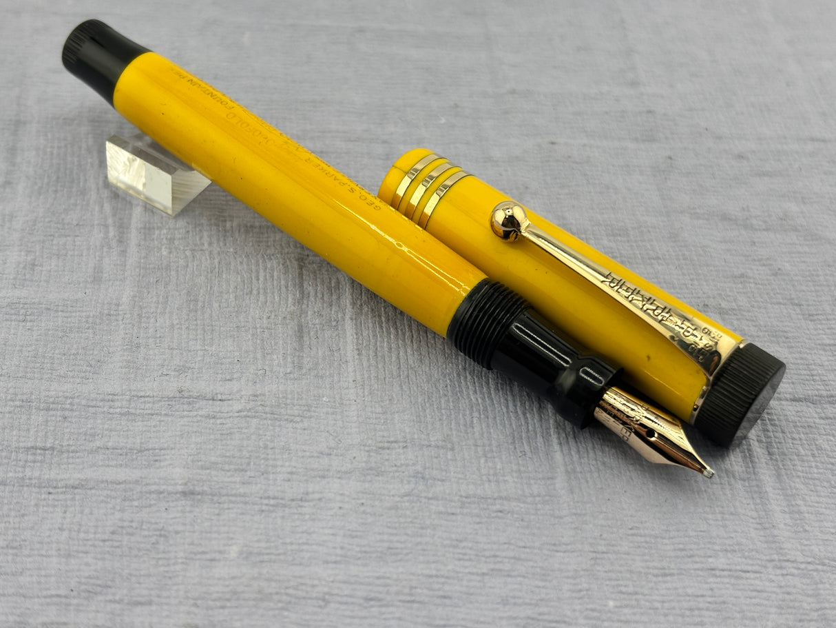Parker Duofold Juniorette Mandarin Fountain Pen
