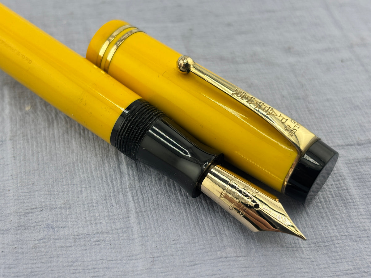 Parker Duofold Senior Streamline Mandarin Fountain Pen
