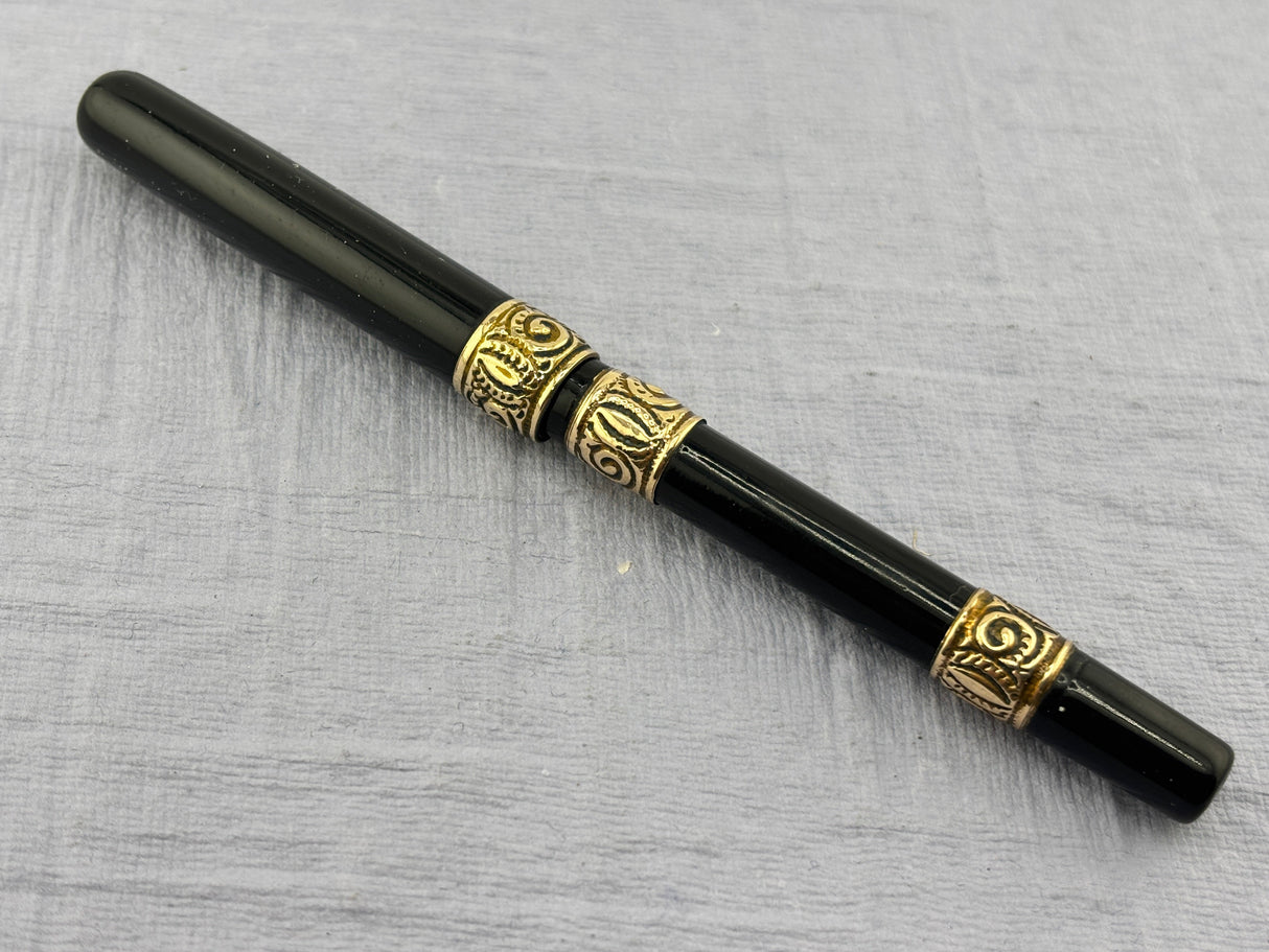 No Name Black hard rubber pen Eyedropper - Fountain Pen