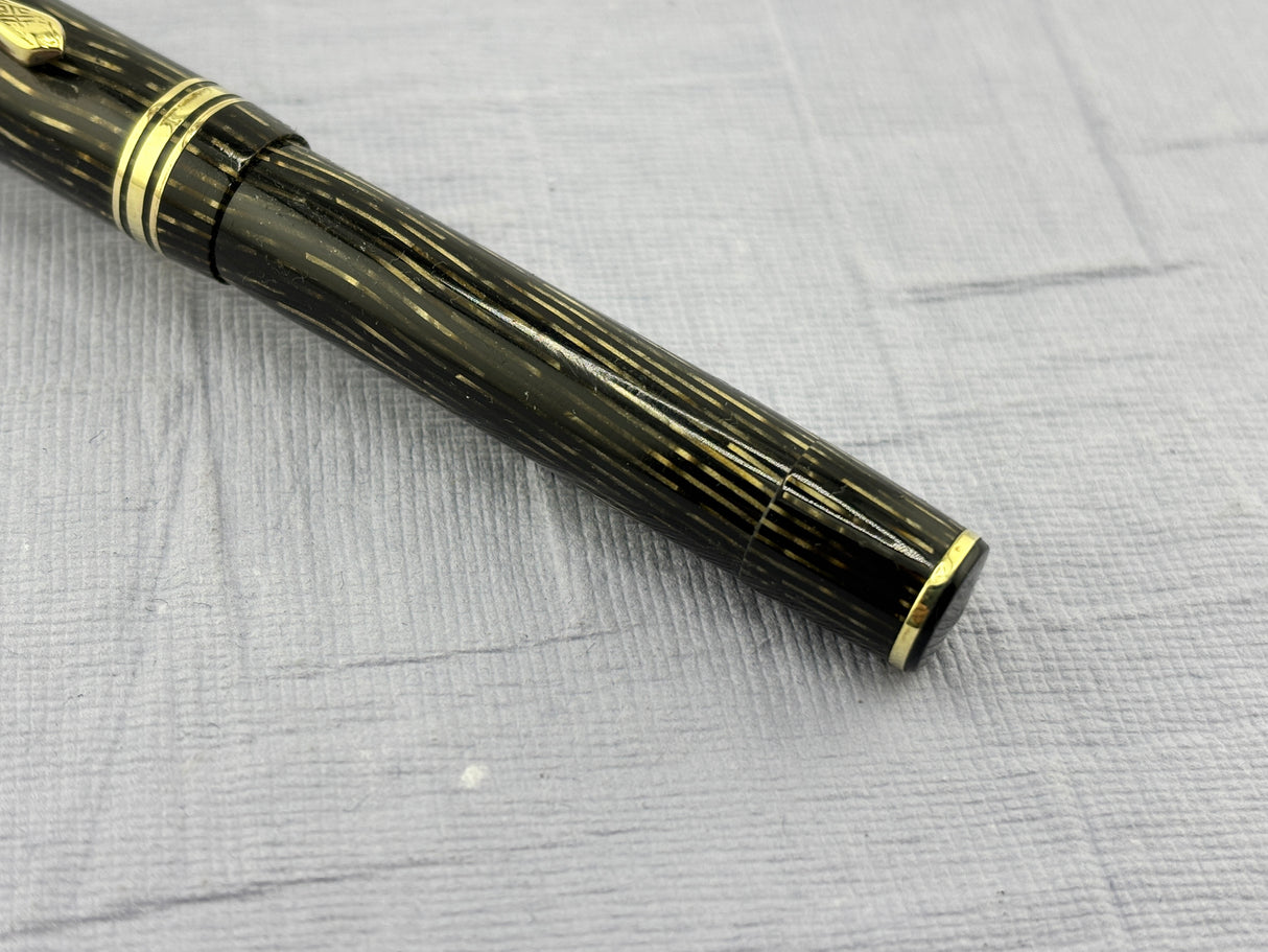 No name beautiful color Green Celluloid maybe French - Fountain Pen