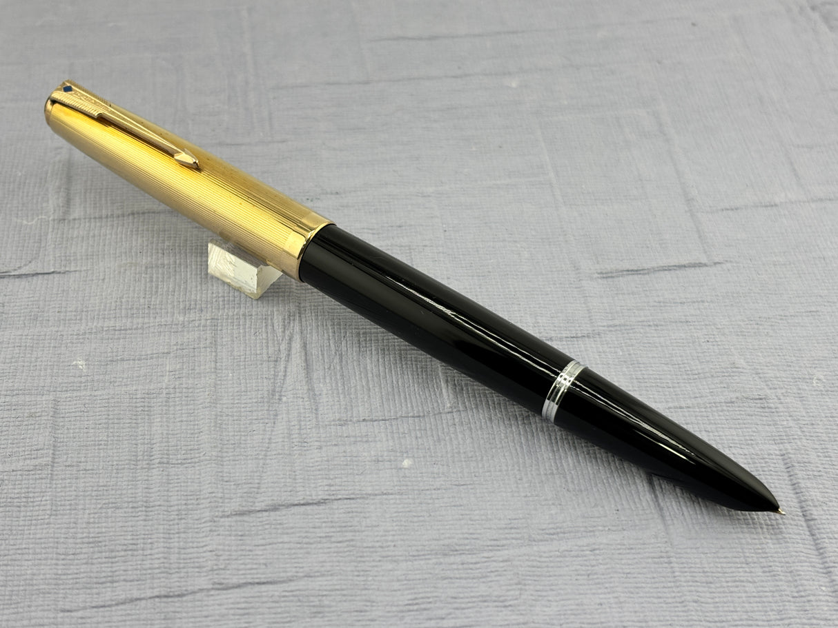 Parker 51 Black Gold Filled Cap 1/16 - Fountain Pen