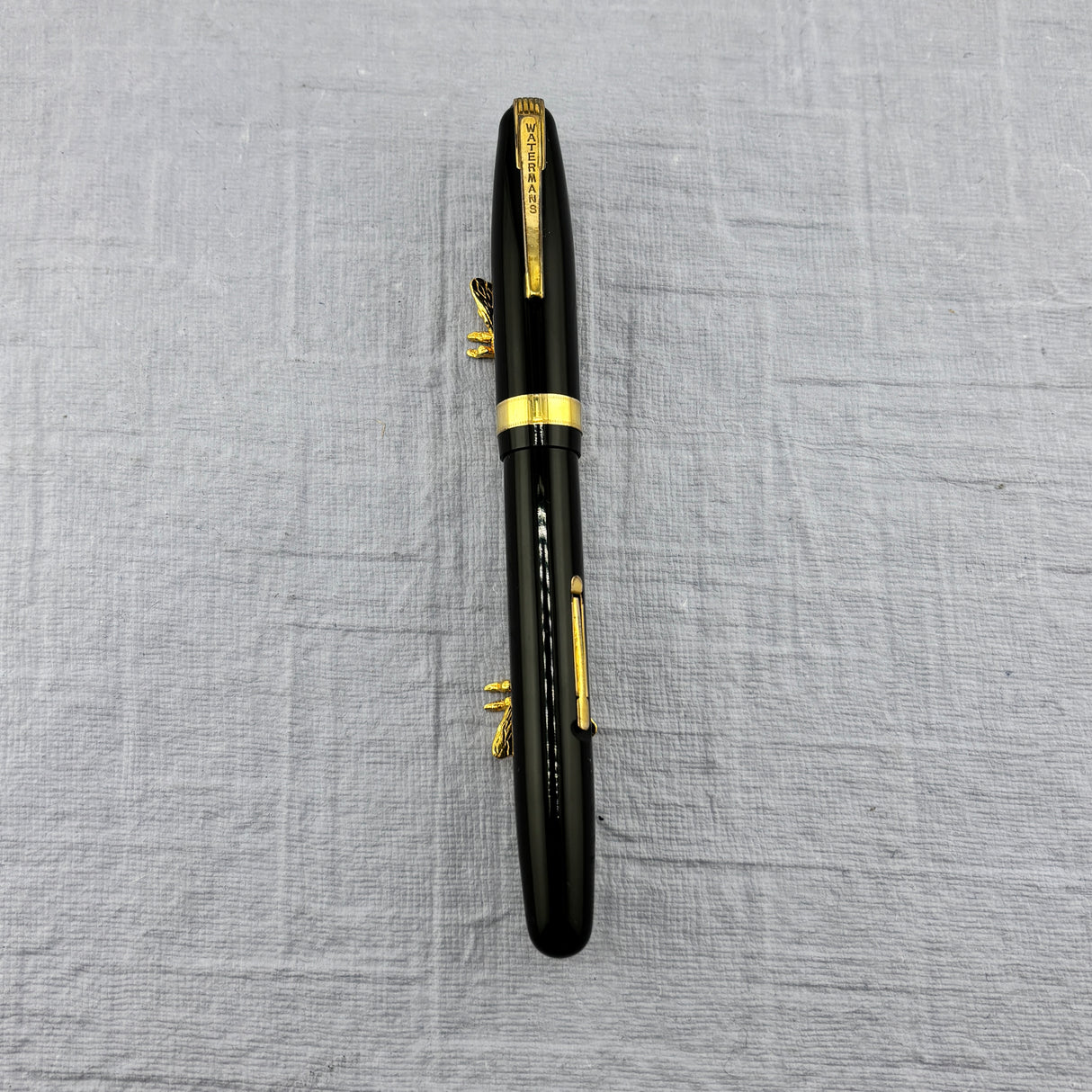 Waterman Black Emblem Fountain Pen