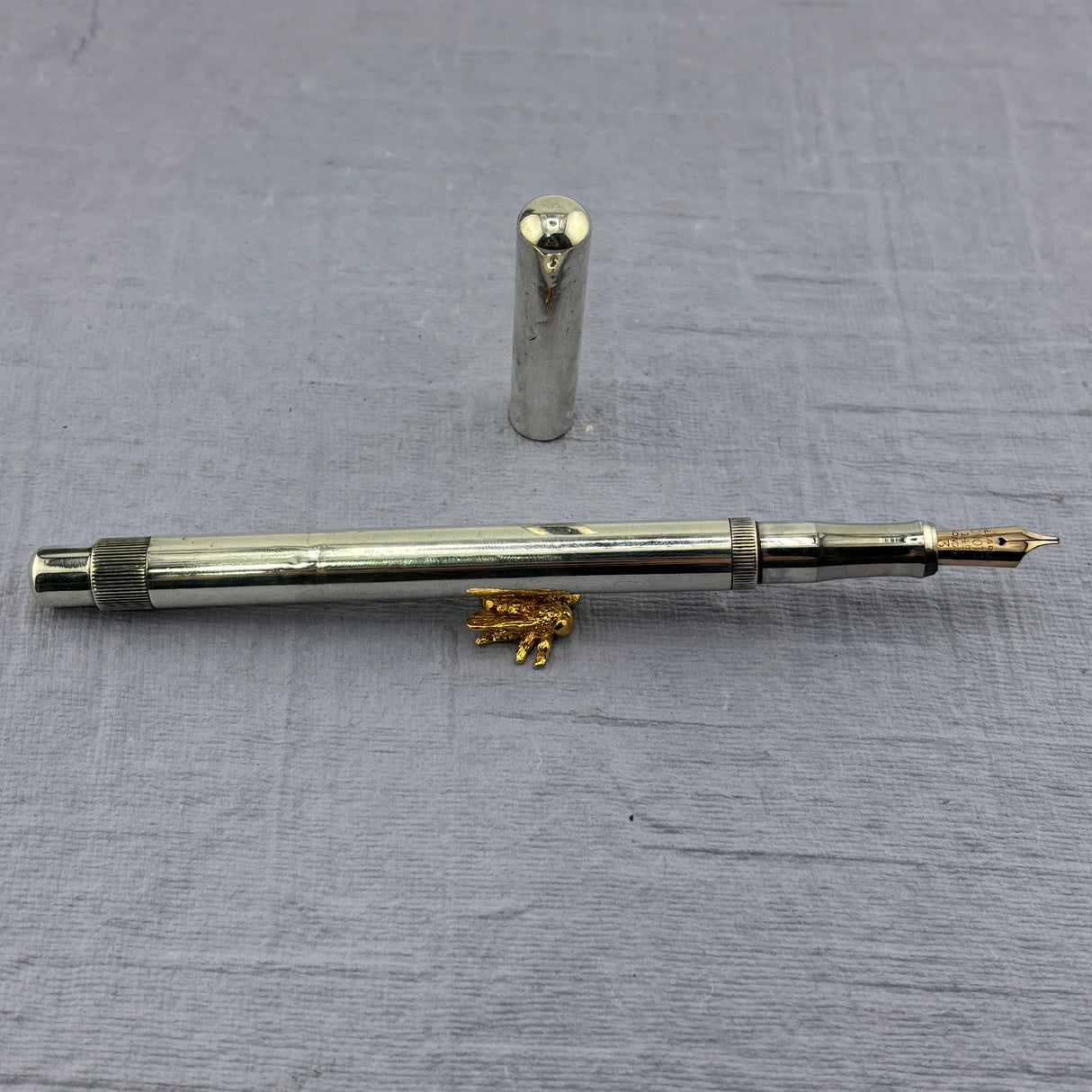 Onoto - Delarue London Sterling Silver 925 British Hallmarks - Fountain Pen