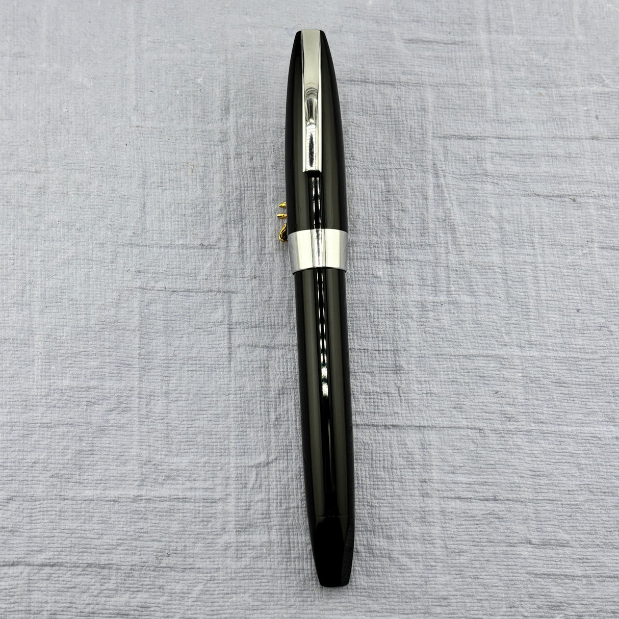 SHEAFFER Pen For Men (PFM I) Black - Palladium Silver Nib - Snorkel Filling System Fountain Pen
