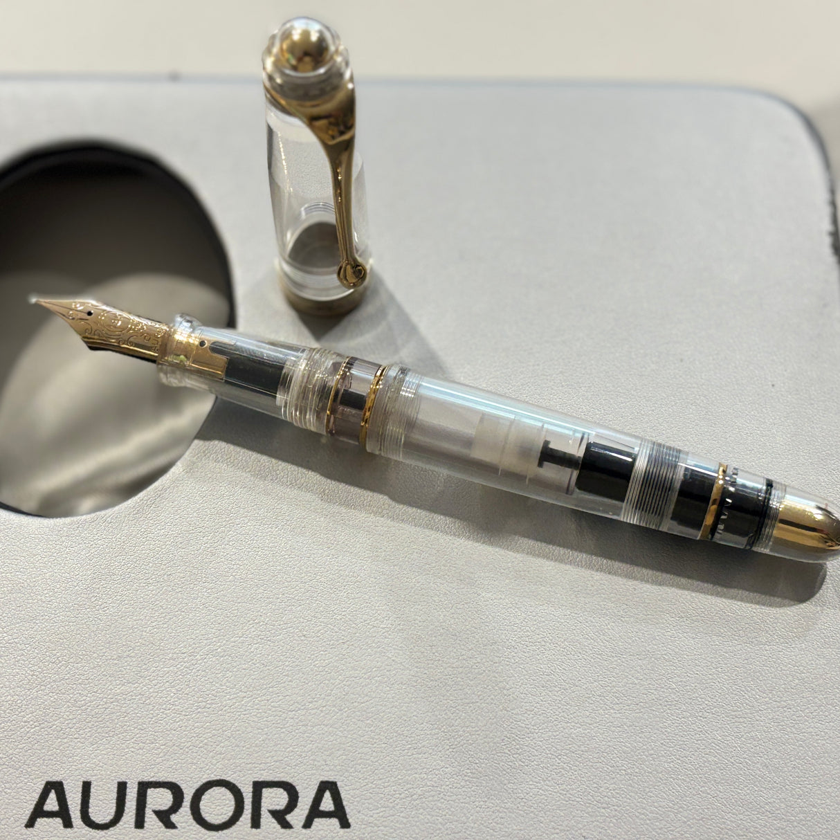 Aurora 88 Demonstrator Fountain Pen Limited Edition - Broad 18kt Gold Nib