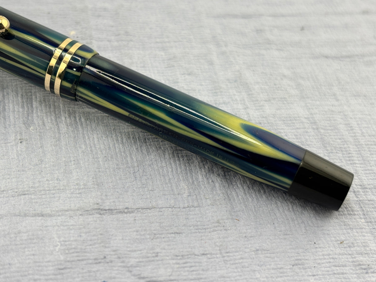 Parker Duofold Style Junior True Blue - Fountain Pen