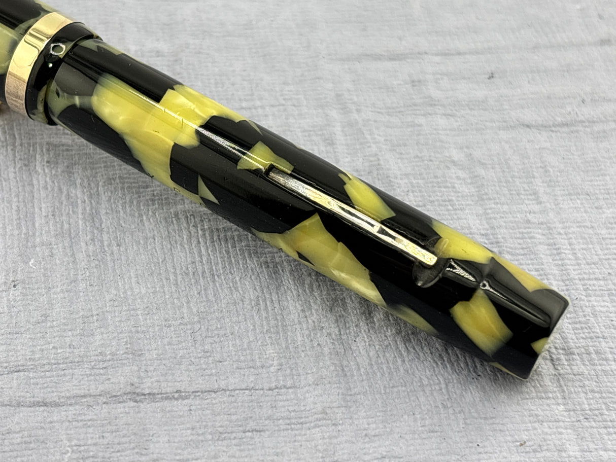 Sheaffer Flat Top Lifetime Senior Black and Pearl - Fountain Pen