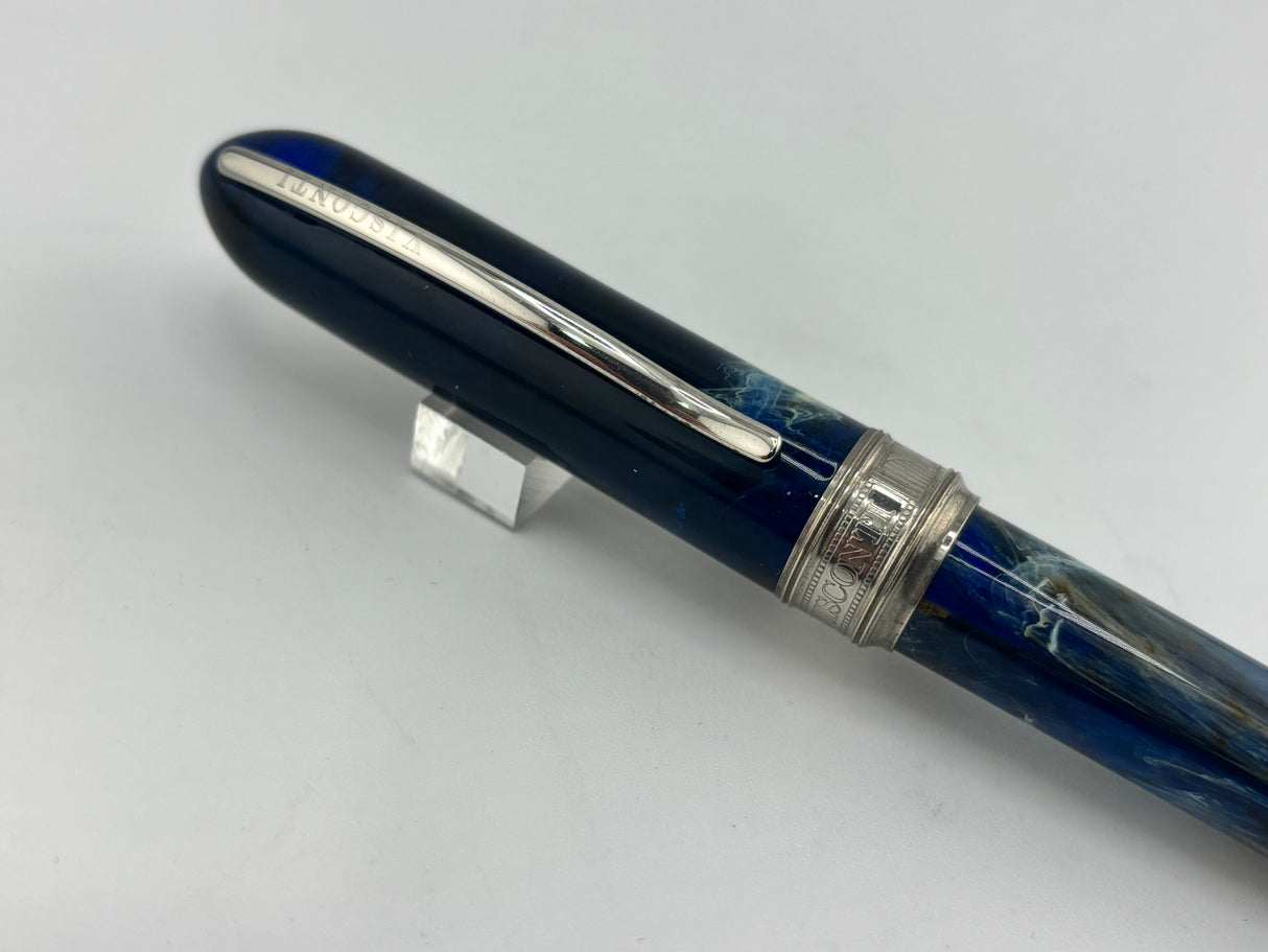 Visconti Early Van Gogh Maxi Ocean Blue Fountain Pen - Large Fine 14kt Gold Nib - A Fabulous Example of this Model (Each One Being Different)