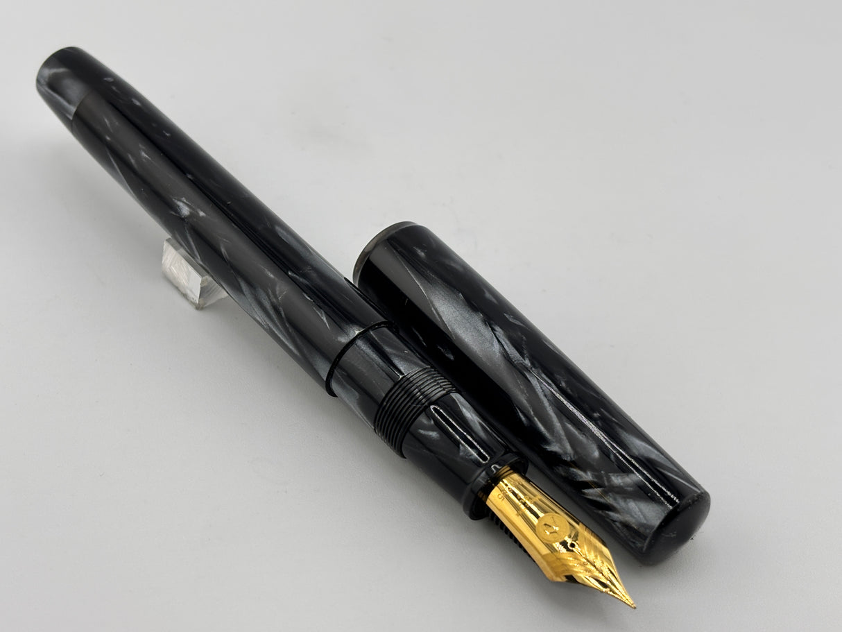 ASC Bologna Extra Bronze Skyscraper Limited Edition Fountain Pen - Flexible Magic Flex 14kt Gold Nib