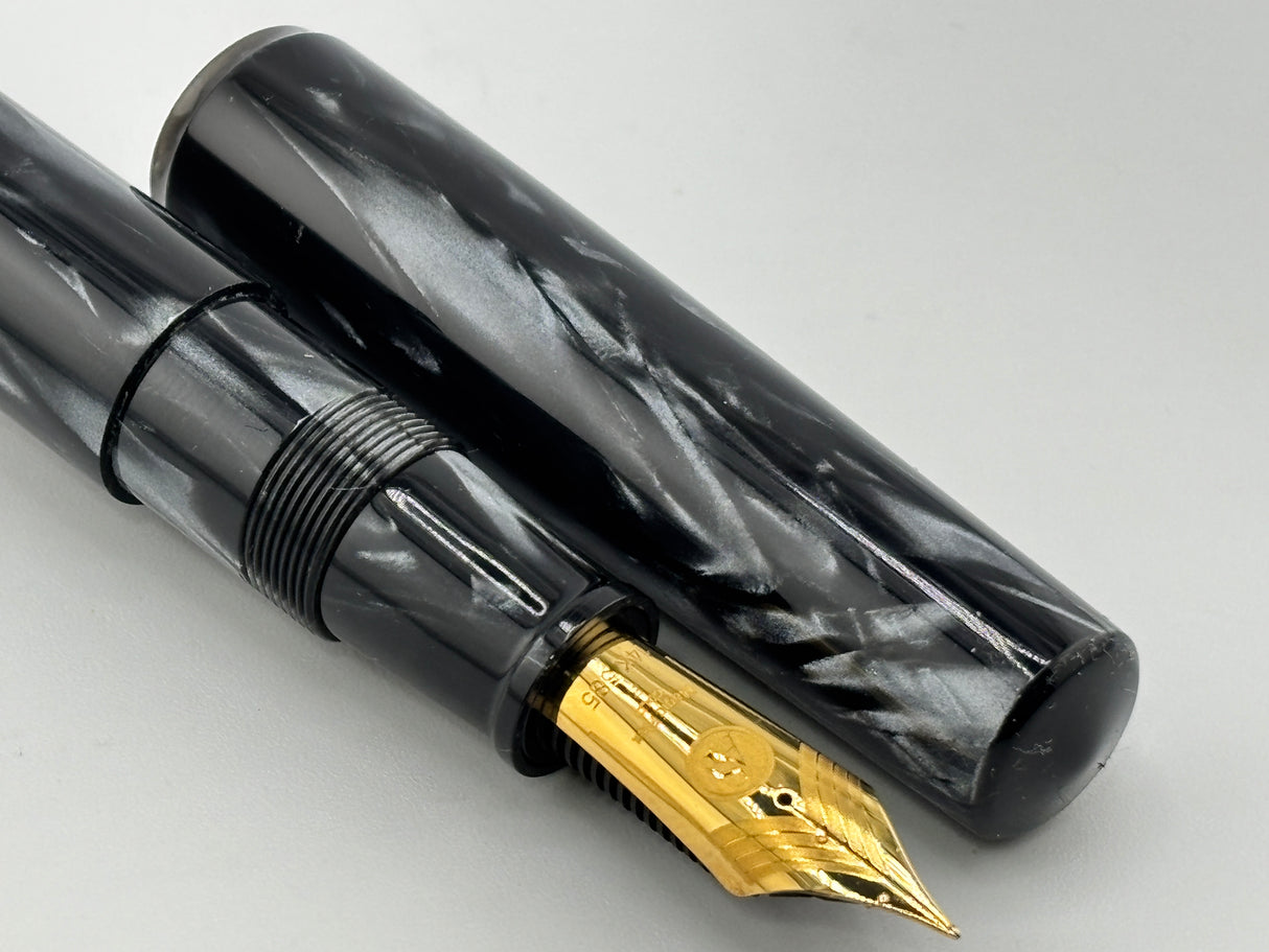 ASC Bologna Extra Bronze Skyscraper Limited Edition Fountain Pen - Flexible Magic Flex 14kt Gold Nib