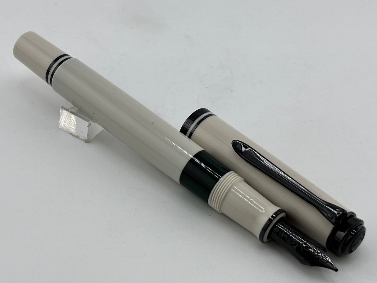 Pelikan Special Edition M670 Warm Grey Fountain Pen - Medium 14kt Gold Nib