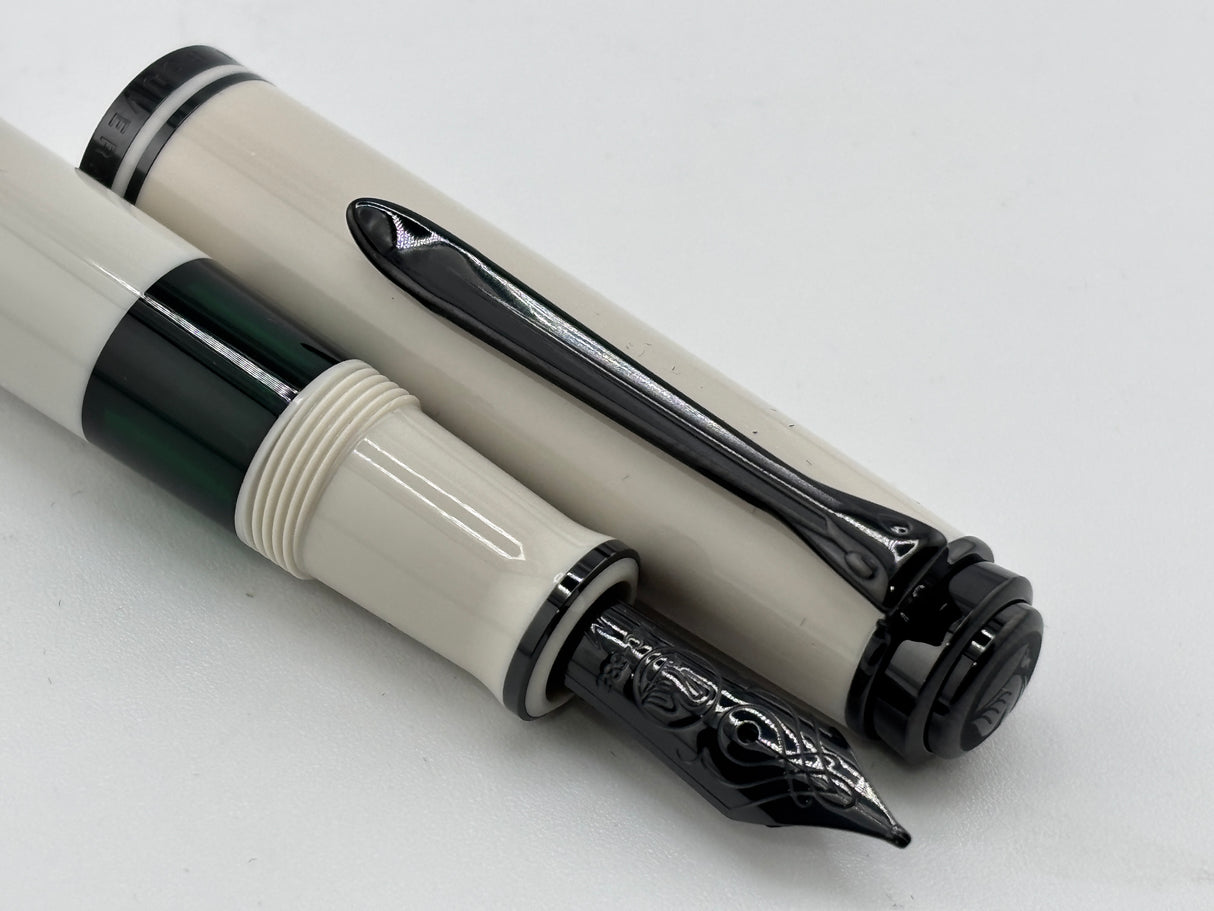 Pelikan Special Edition M670 Warm Grey Fountain Pen - Medium 14kt Gold Nib