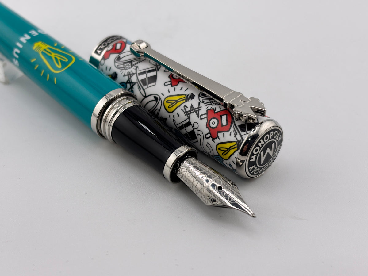 Montegrappa Monopoly "Genius" Edition Fountain Pen - Medium Stainless Steel Nib