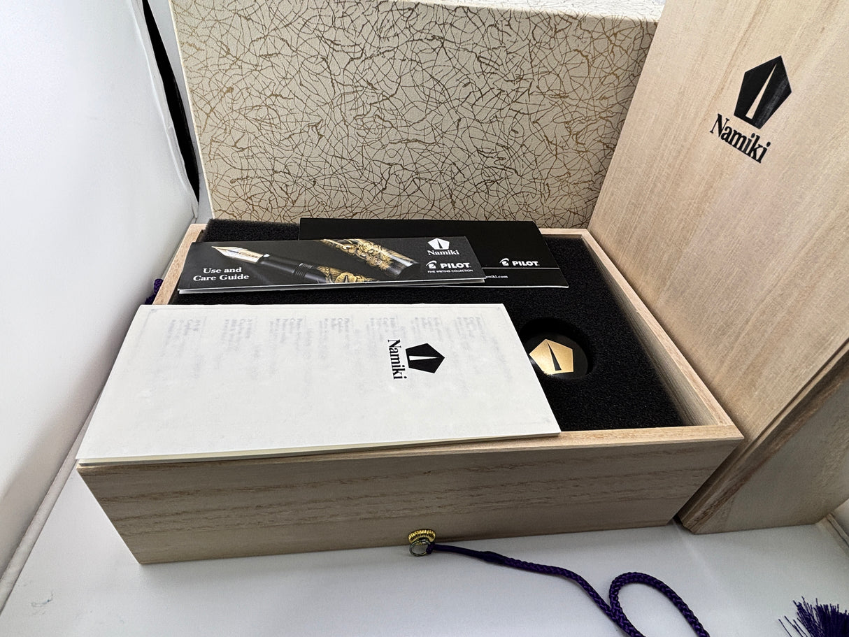 Namiki Emperor Vermilion Urushi Fountain Pen - The Grail of the Namiki Urushi! - Fine/Medium 18kt Gold Nib