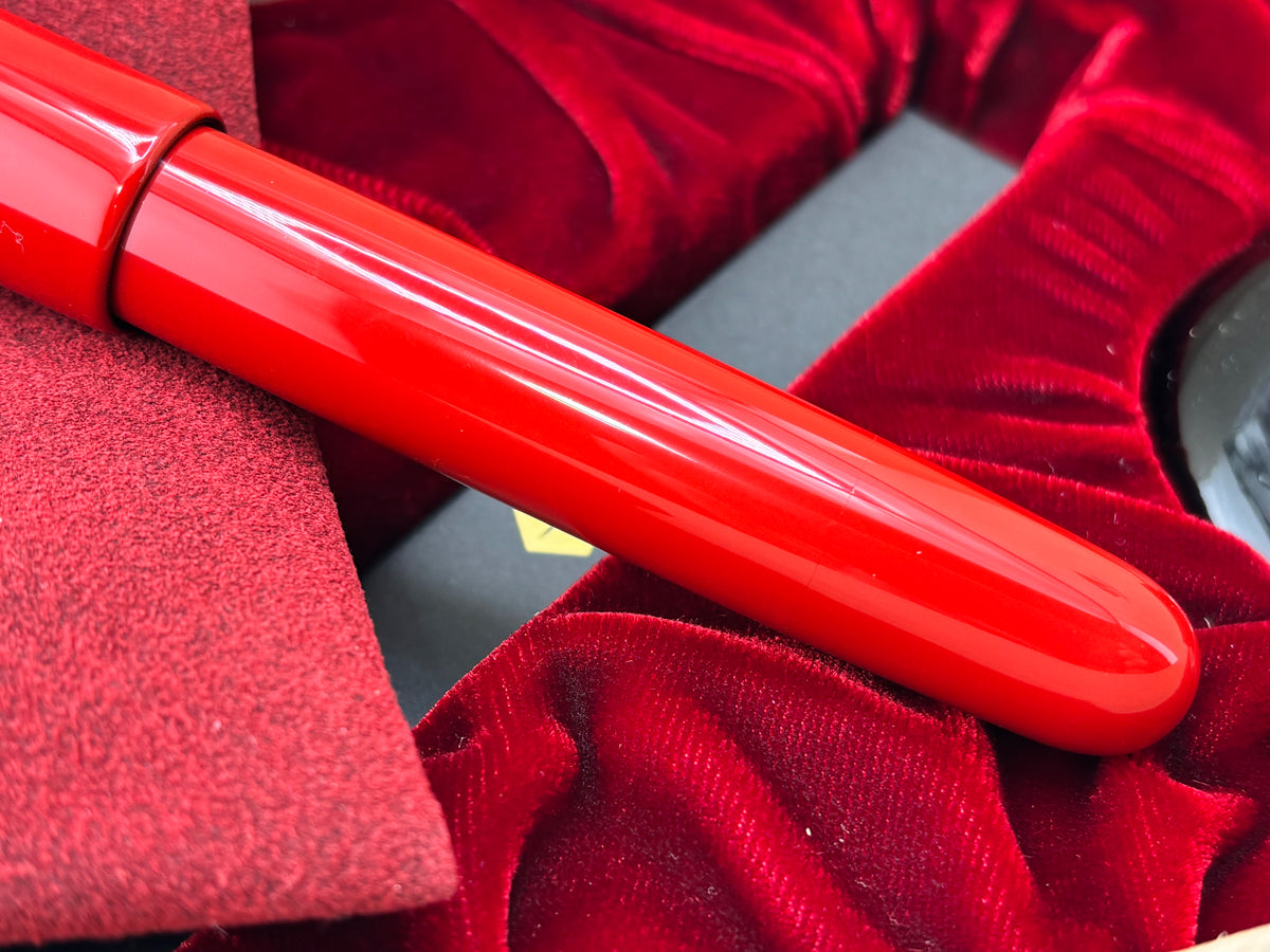 Namiki Emperor Vermilion Urushi Fountain Pen - The Grail of the Namiki Urushi! - Fine/Medium 18kt Gold Nib
