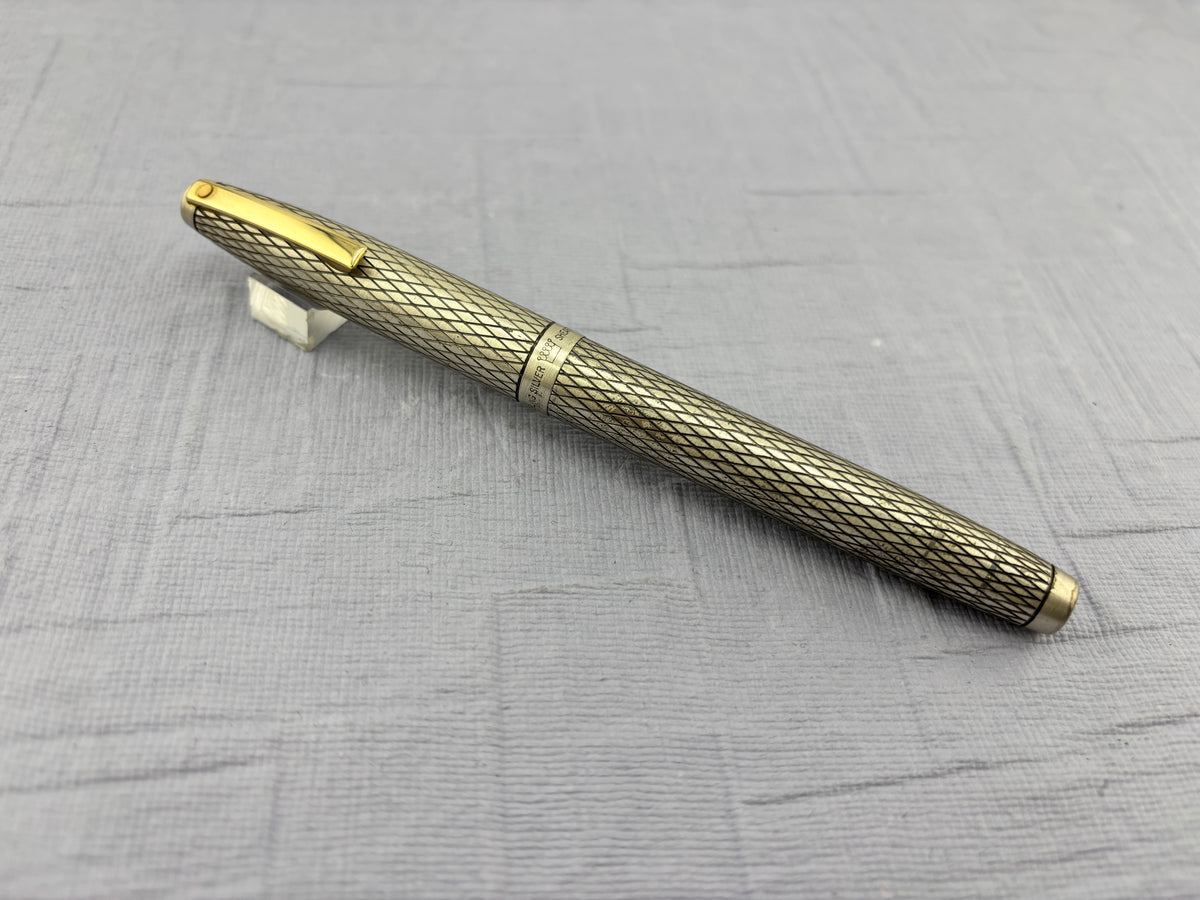 Sheaffer’s Imperial crossed lines sterling silver 925 - Fountain Pen