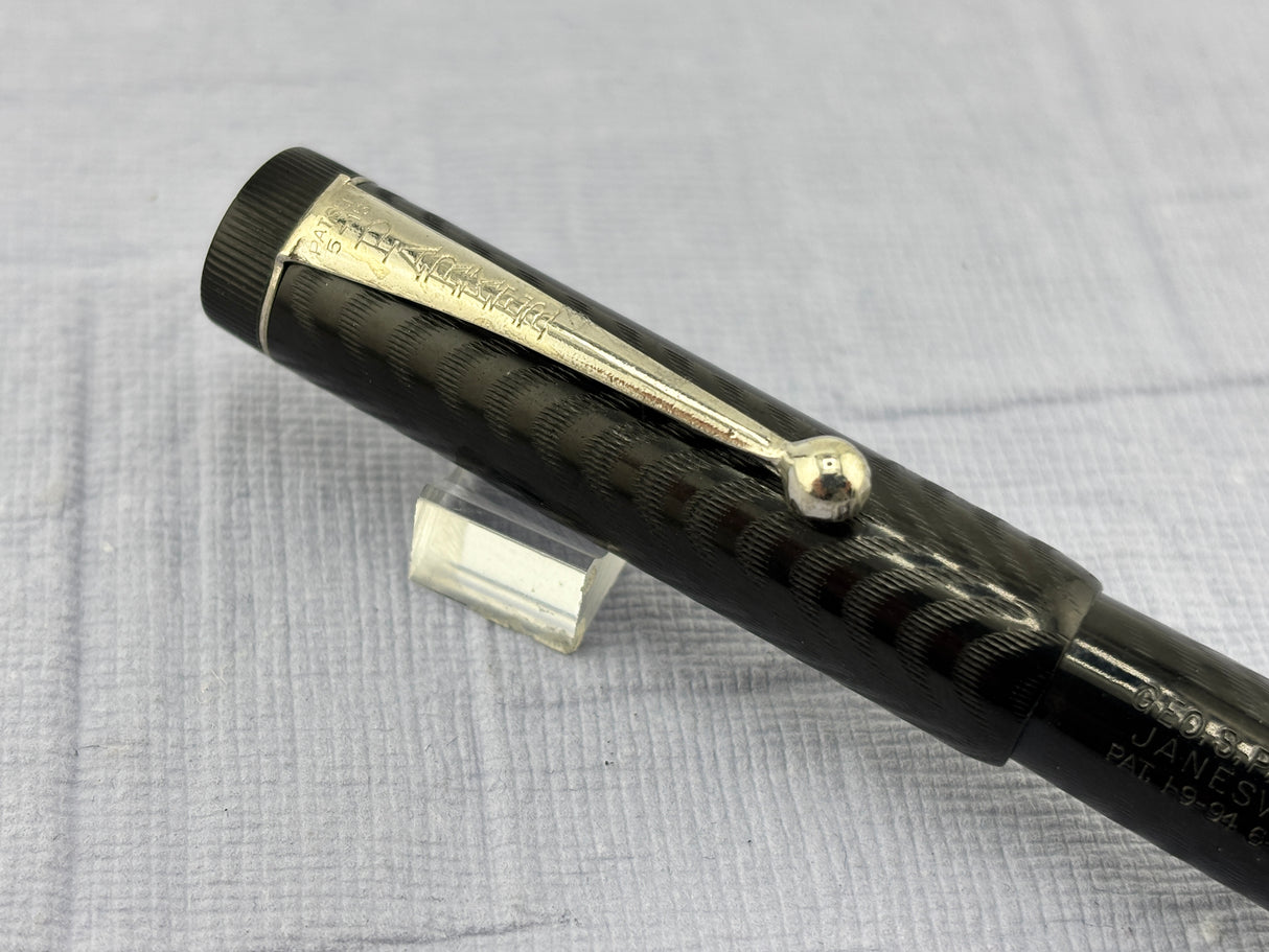 Parker Jack Knife chased 20 1/2 Nice Flex Nib - Fountain Pen
