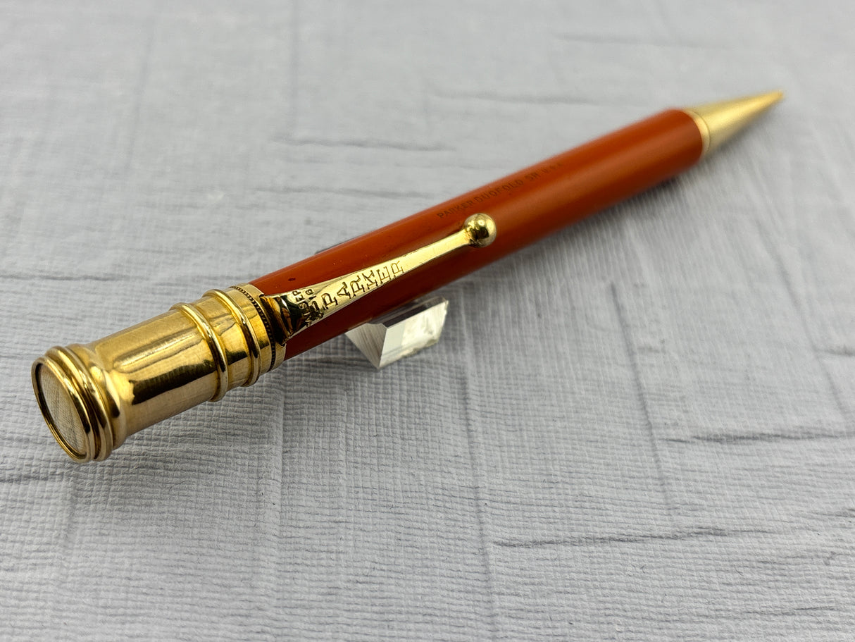Parker Duofold Senior Orange Pencil - Mechanical Pencil