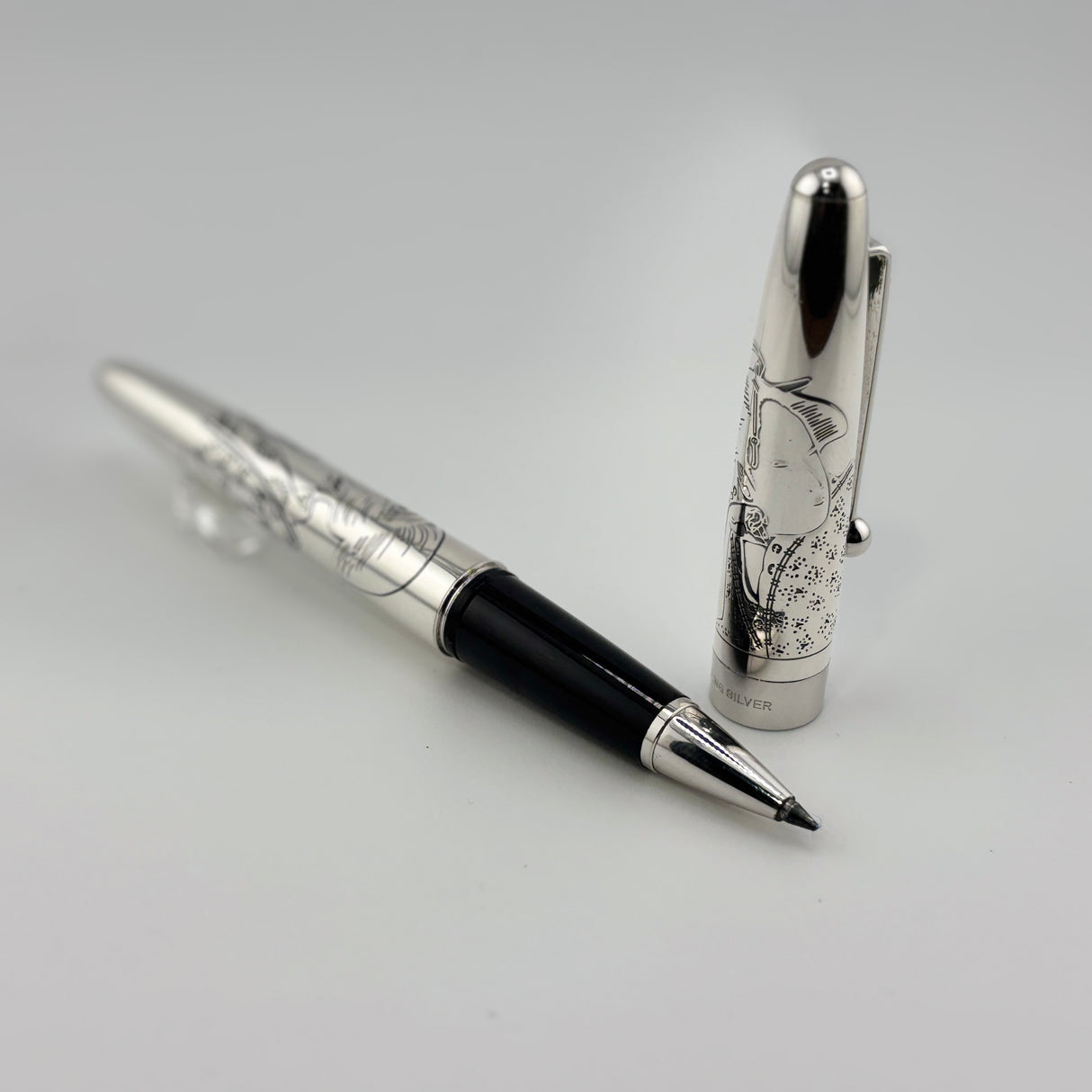 Namiki Sterling Silver .925 Geisha Rollerball - Circa 2000