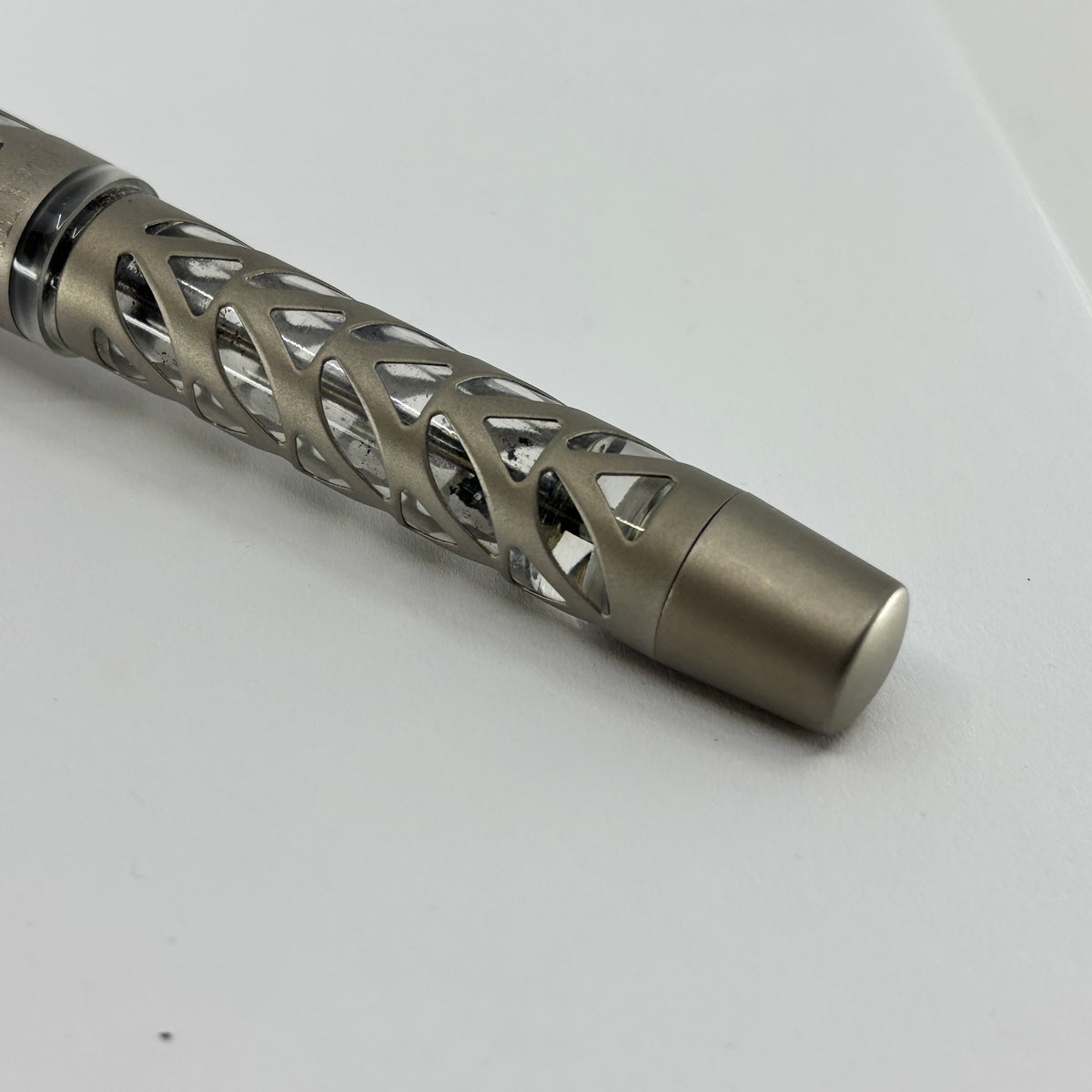 Visconti Titanium Skeleton Limited Edition Fountain Pen - Fine 18kt Gold Nib