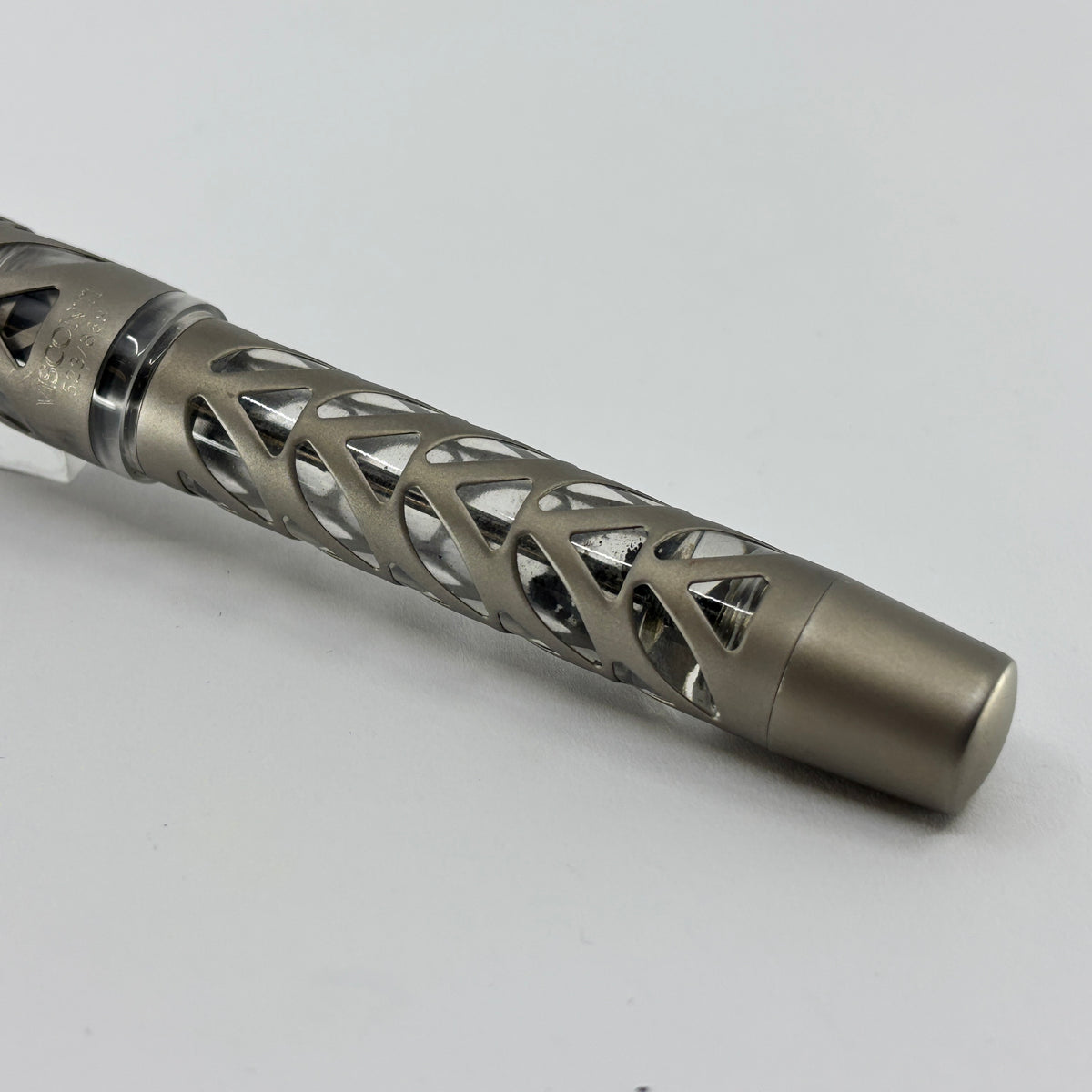 Visconti Titanium Skeleton Limited Edition Fountain Pen - Fine 18kt Gold Nib