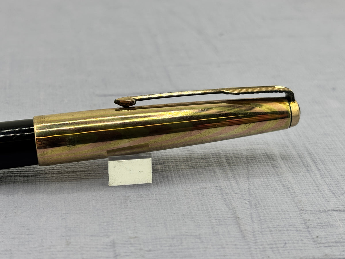 Parker 61 Black Rainbow Cap Gold Filled - Fountain Pen