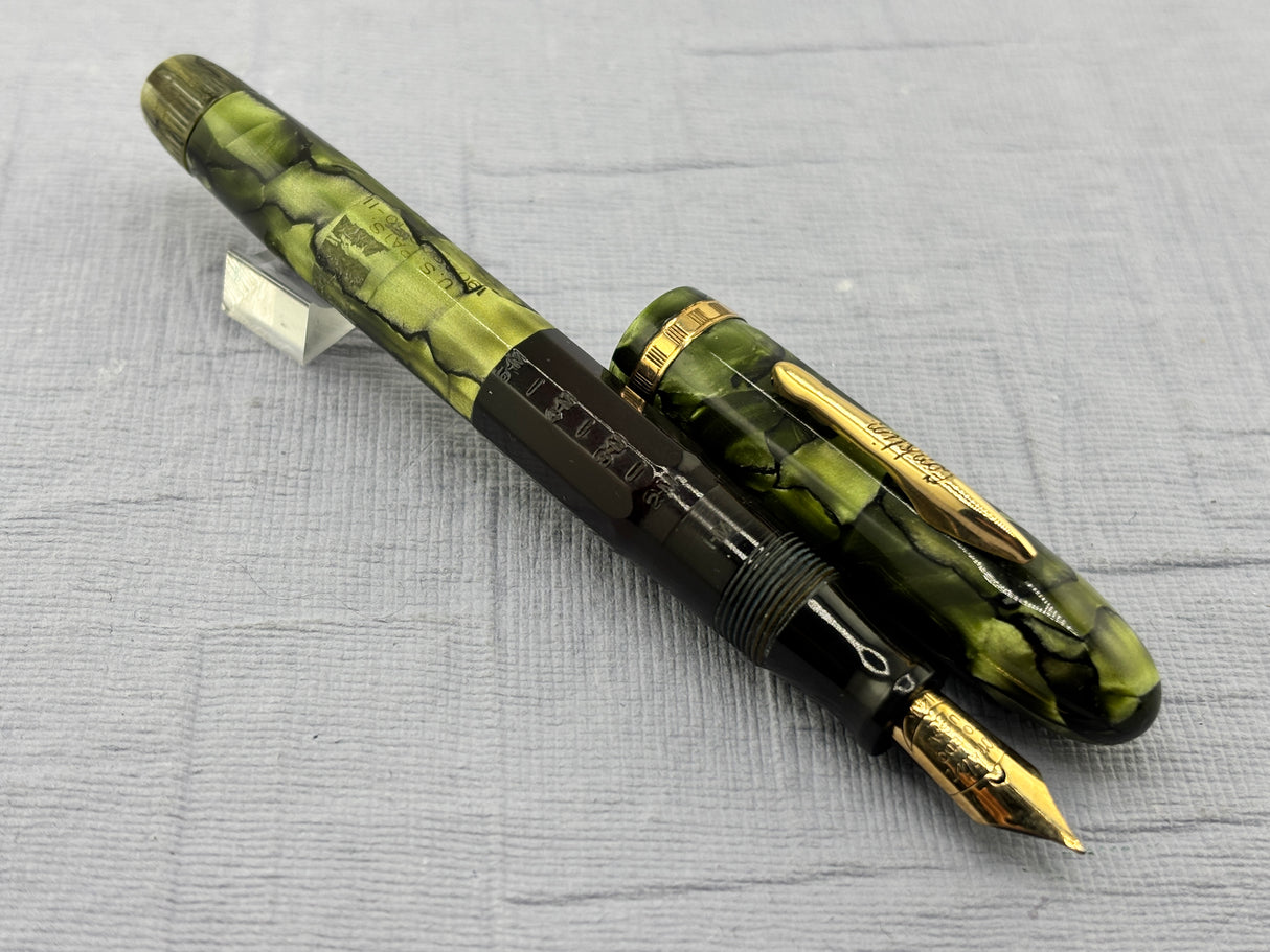 Conklin Nozac Green Celluloid - Fountain Pen