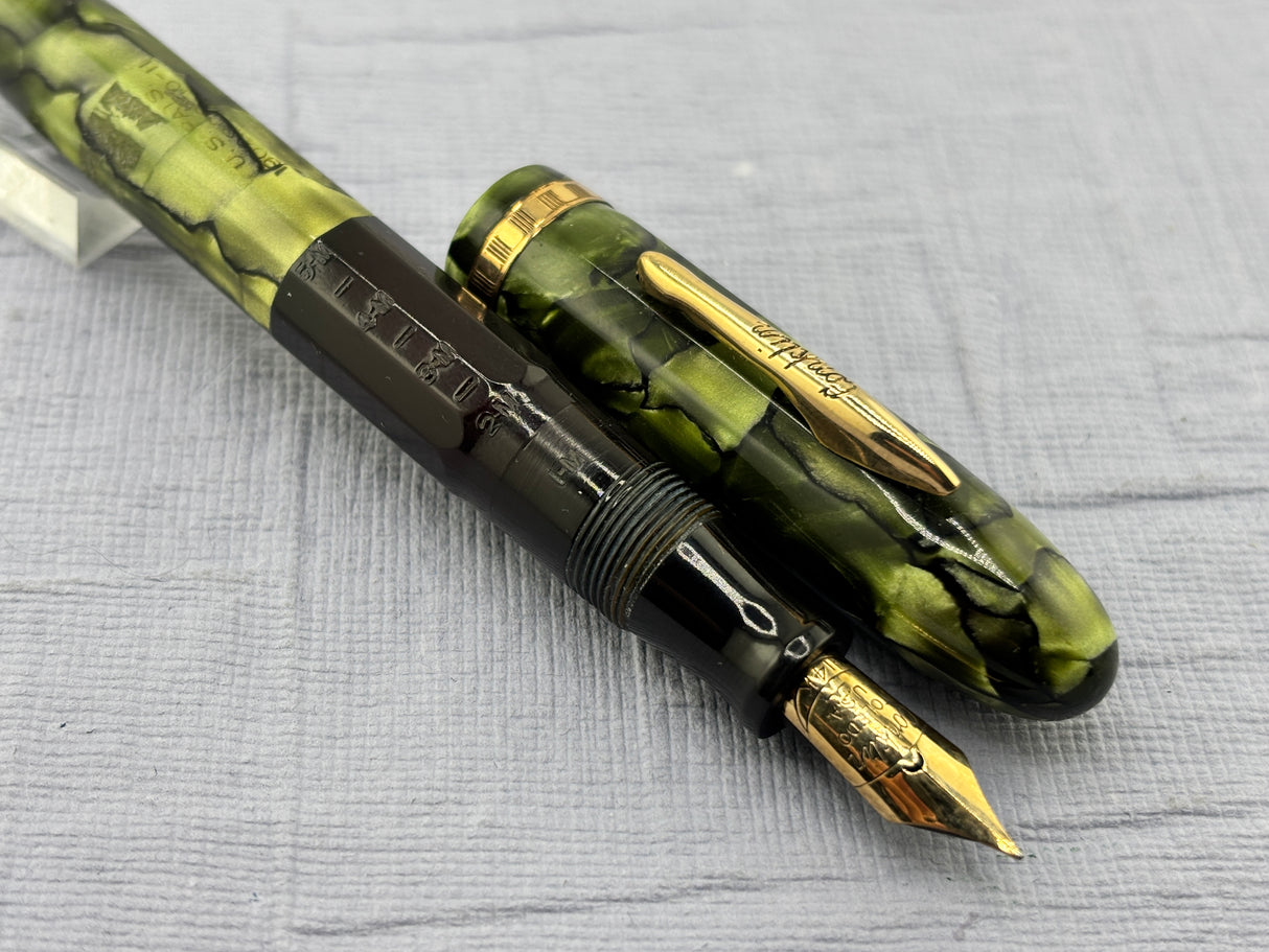 Conklin Nozac Green Celluloid - Fountain Pen