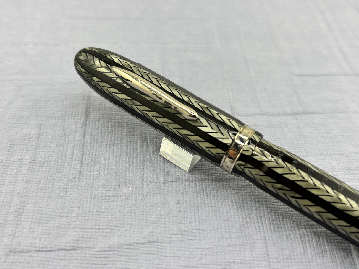 Conklin Nozac Oversize Herrringbone Grey - Fountain Pen