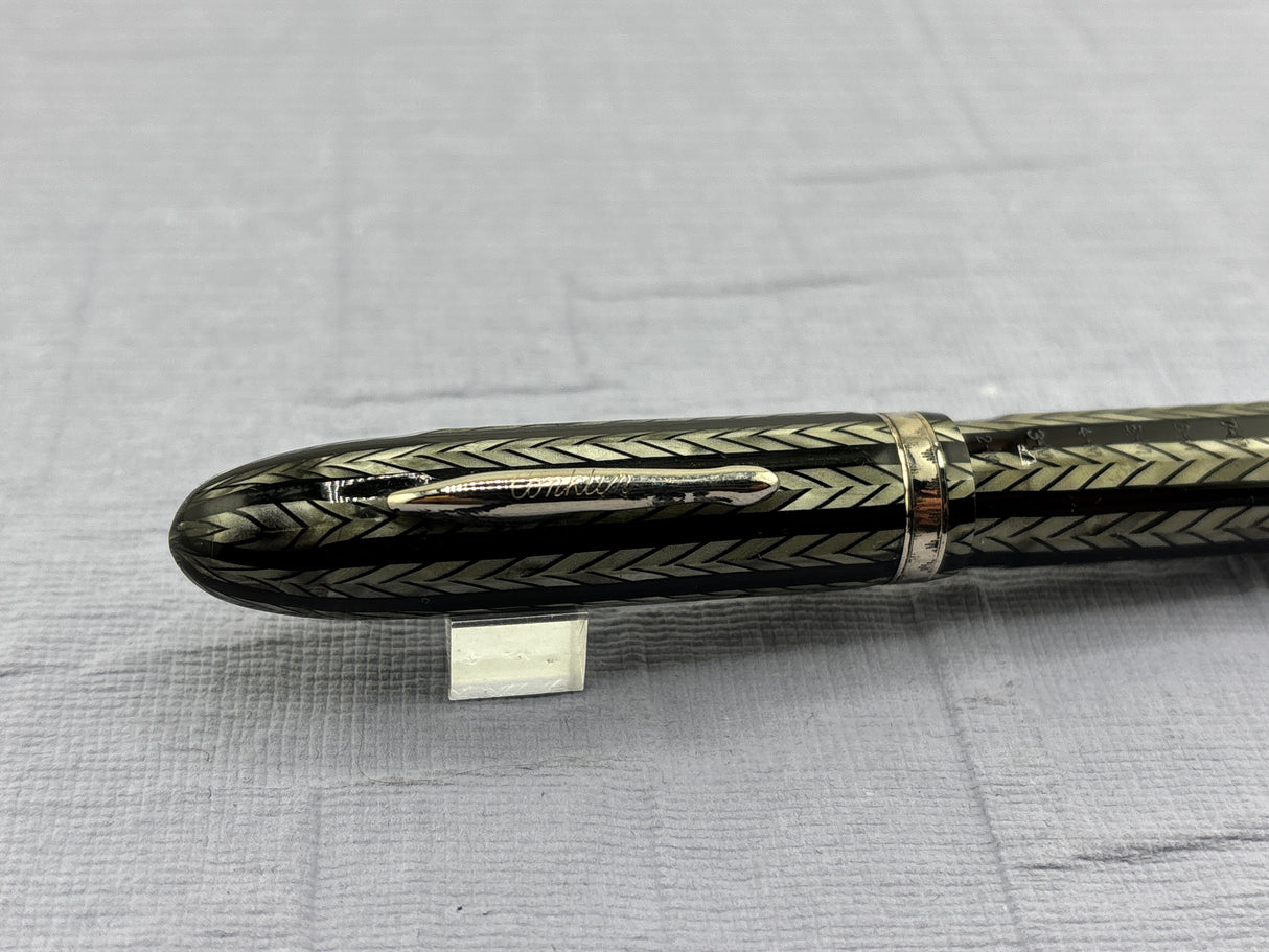 Conklin Nozac Oversize Herrringbone Grey - Fountain Pen