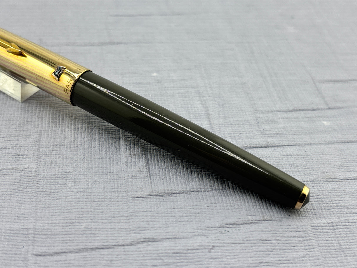 Parker 61 First Edition Golf Filled 14K Cap Grey Barrel - Fountain Pen