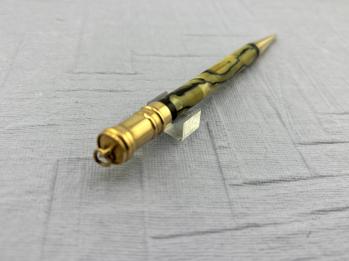 Parker Duofold Ring top Junior Black veined pearl - Pencil
