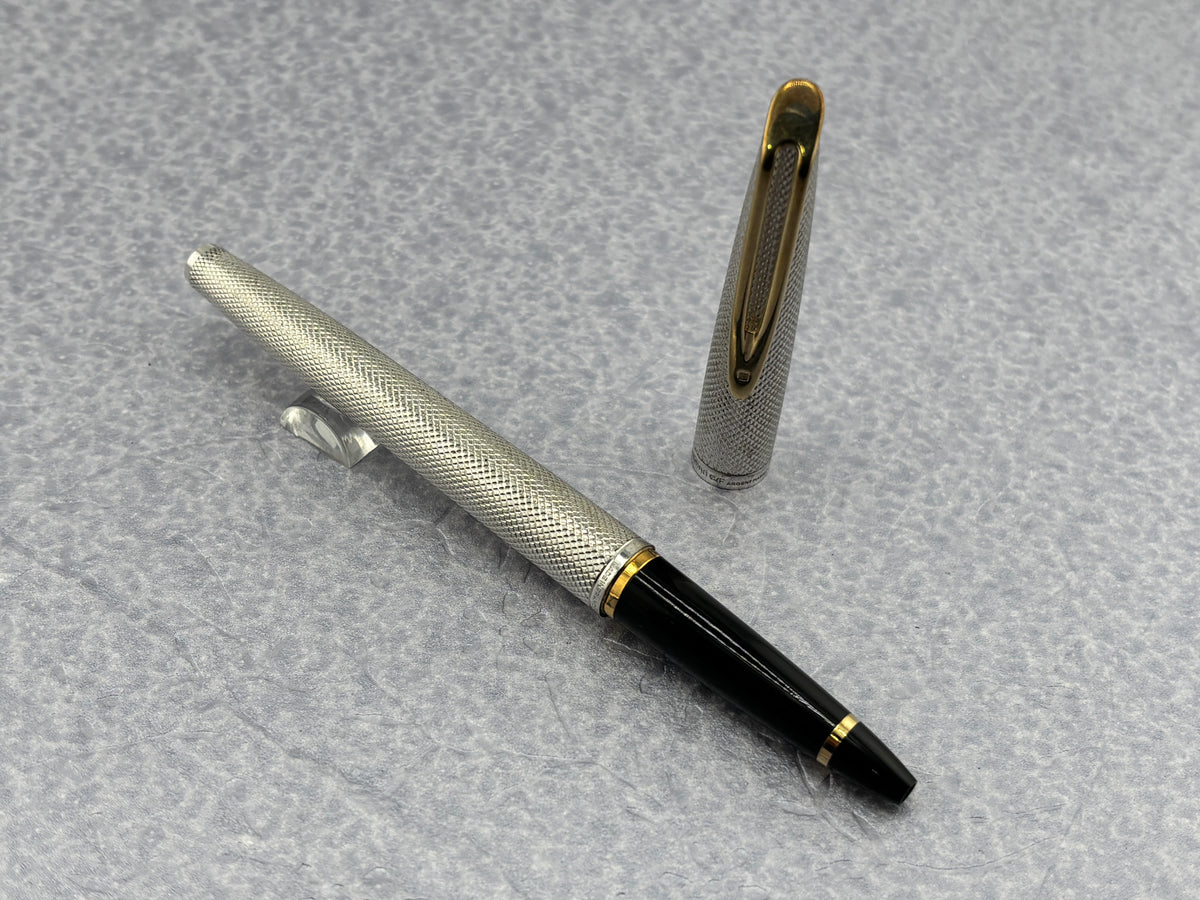Waterman CF full sterling silver 925 Barleycorn - Roller Ball