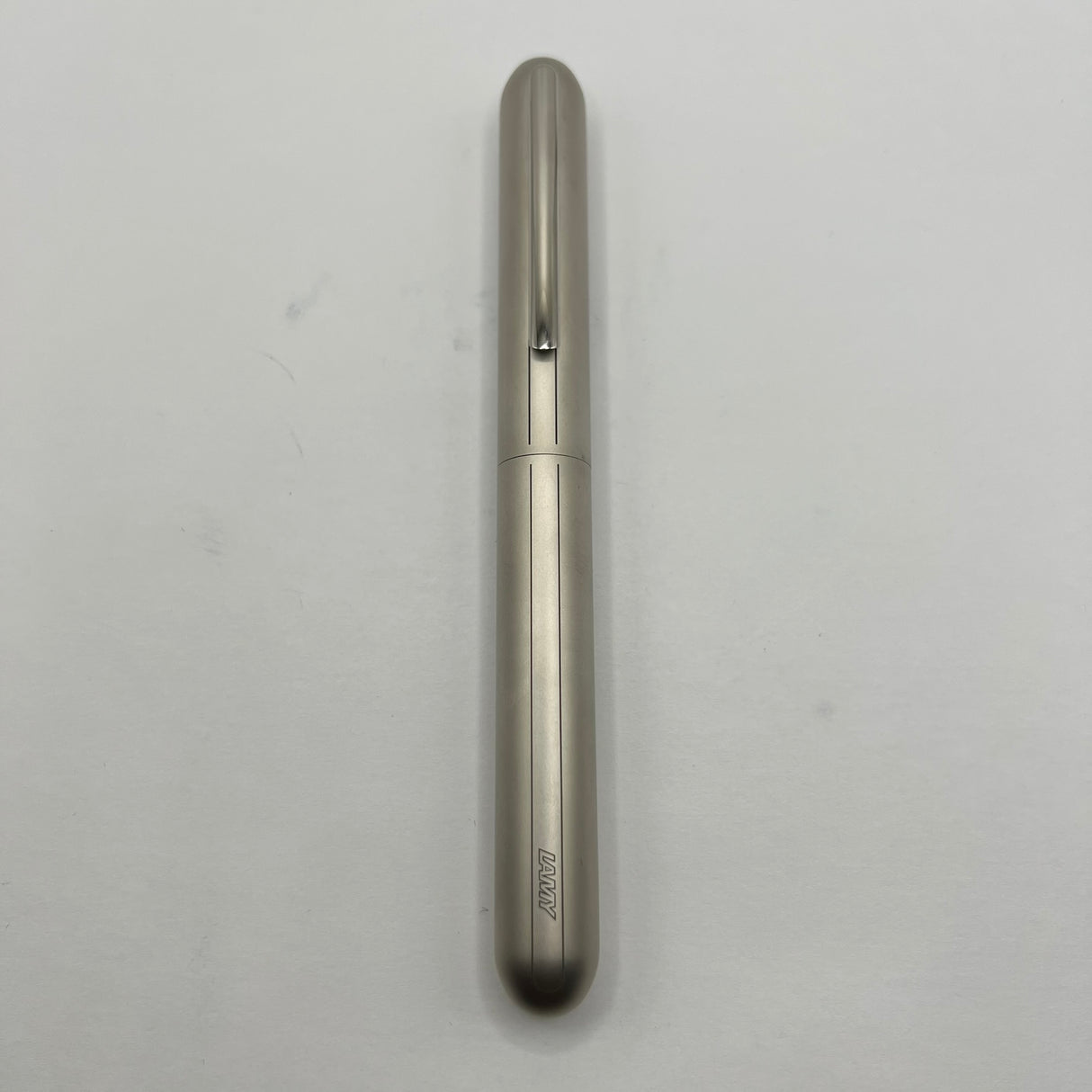 Lamy Dialog 3 Palladium Plated Finish, Retractable Nib Fountain Pen - Medium 14kt Gold Nib