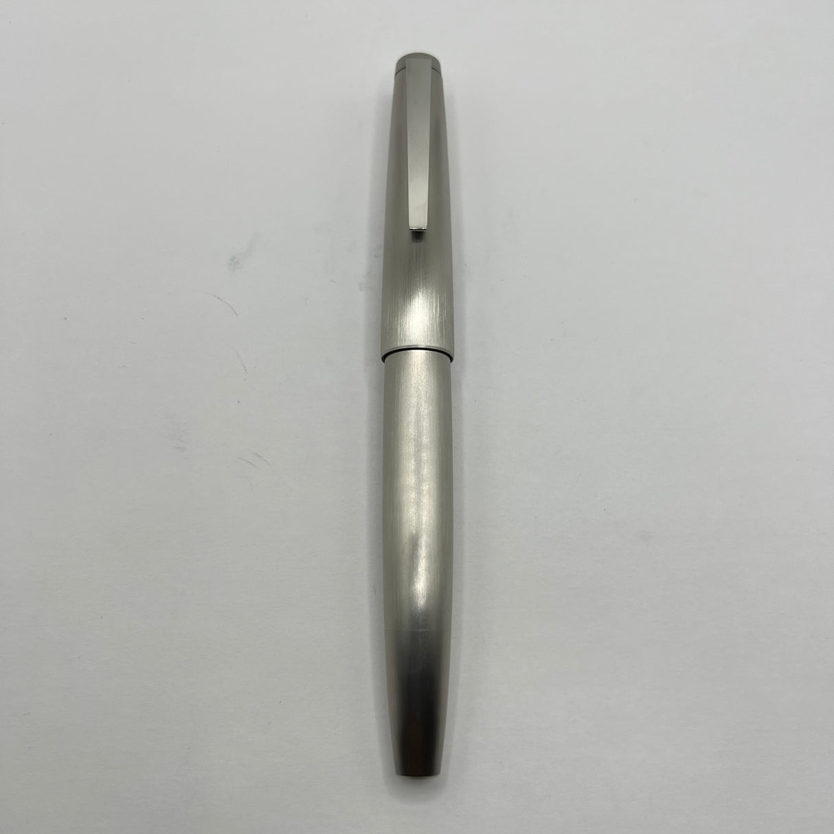 Lamy #2000 Matte Brushed Stainless Steel Fountain Pen - Fine 14kt Gold Nib