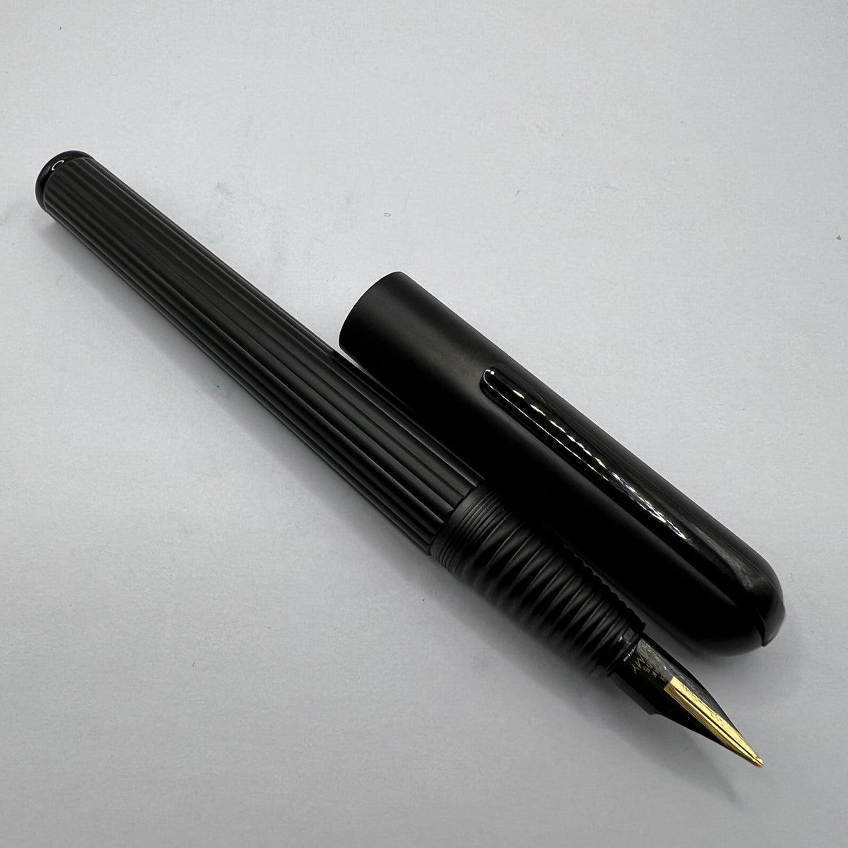 Lamy PVD-Coated Black Matte Imporium Fountain Pen - Broad 14kt Gold Nib