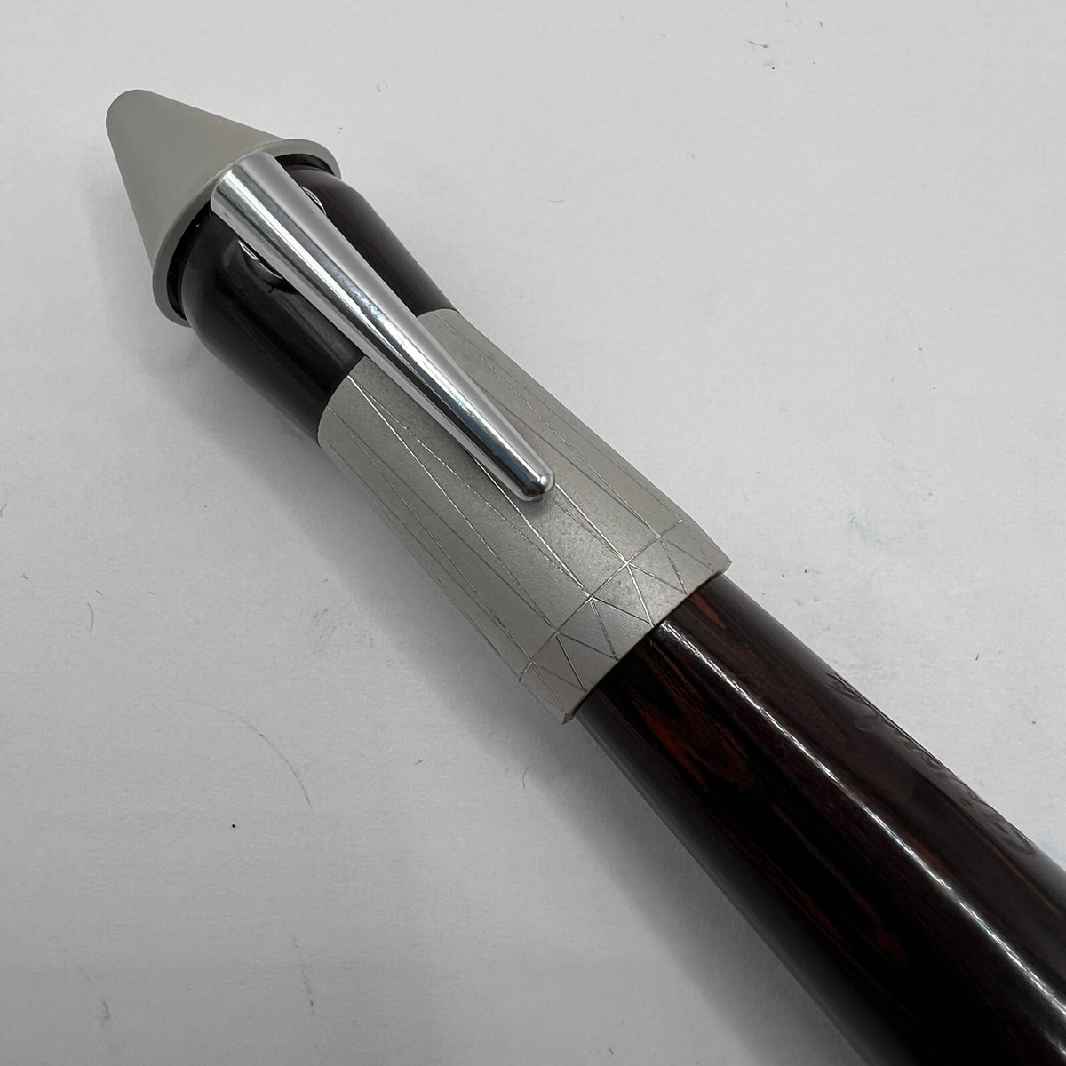 Stipula Pinocchio Limited Edition Woodgrain Ebonite Fountain Pen - STUB 0.9mm 18kt Gold Nib